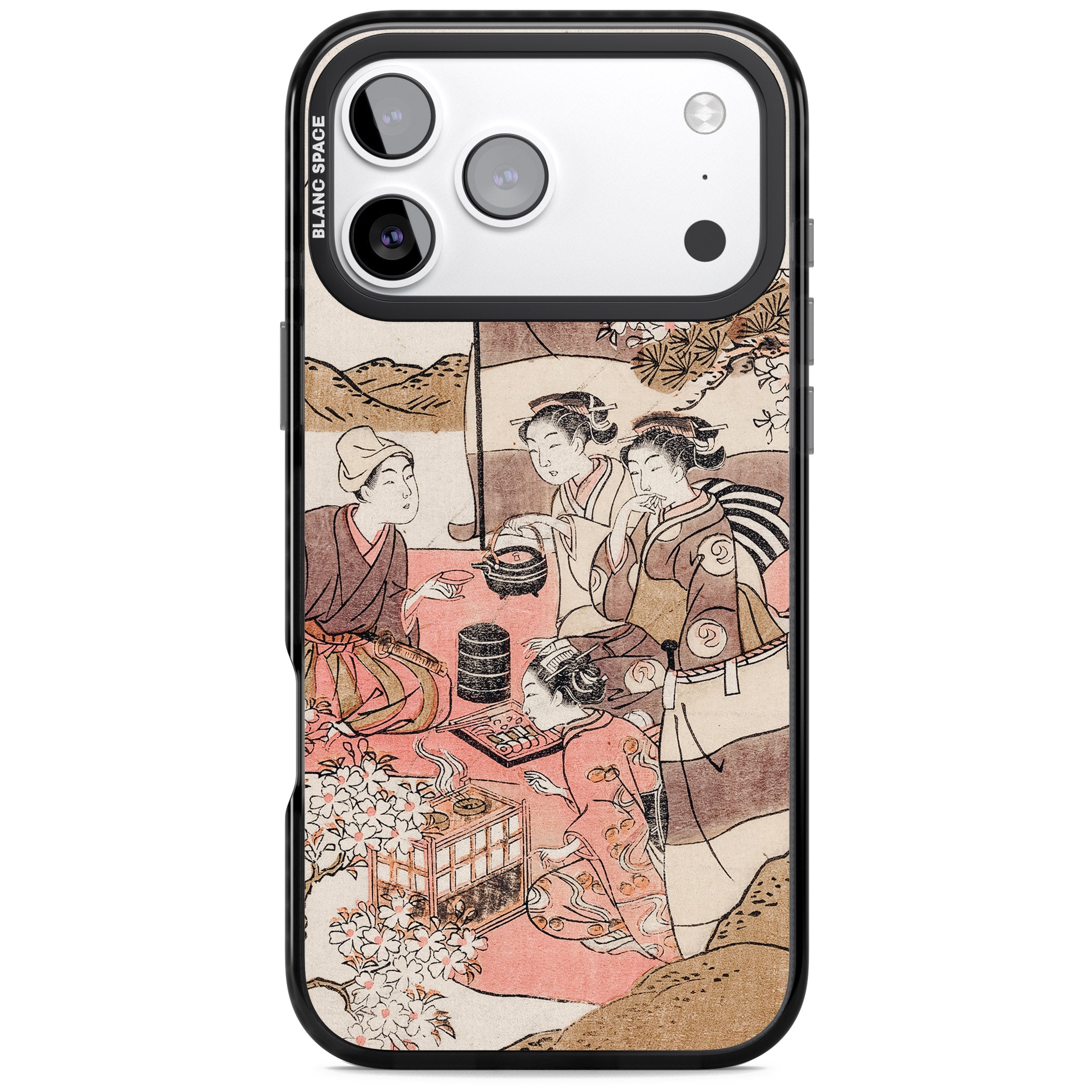 Japanese Afternoon Tea iPhone 17 Pro Impact Pro Black Phone Case