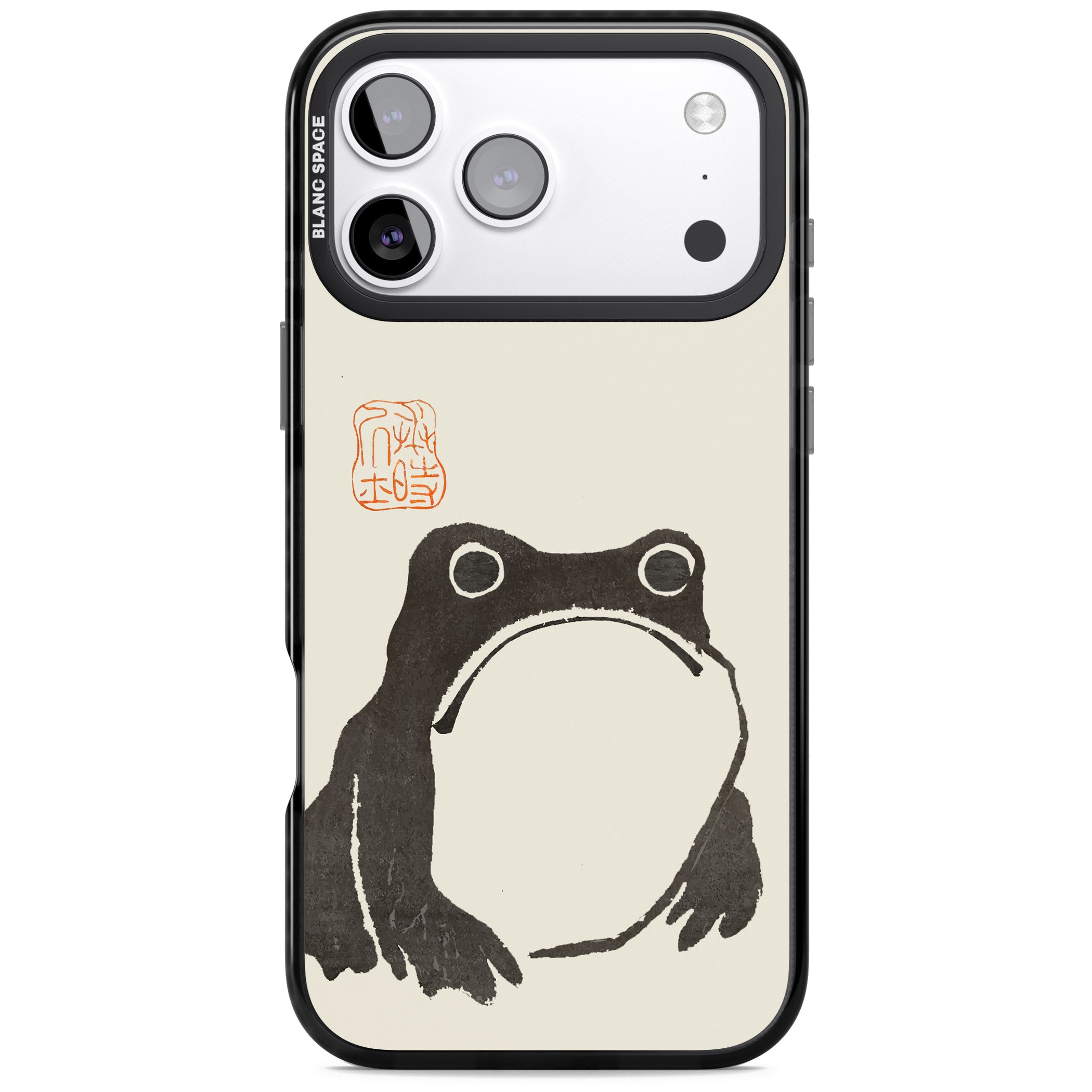 Matsumoto Hoji Frog iPhone 17 Pro Max Impact Pro Black Phone Case
