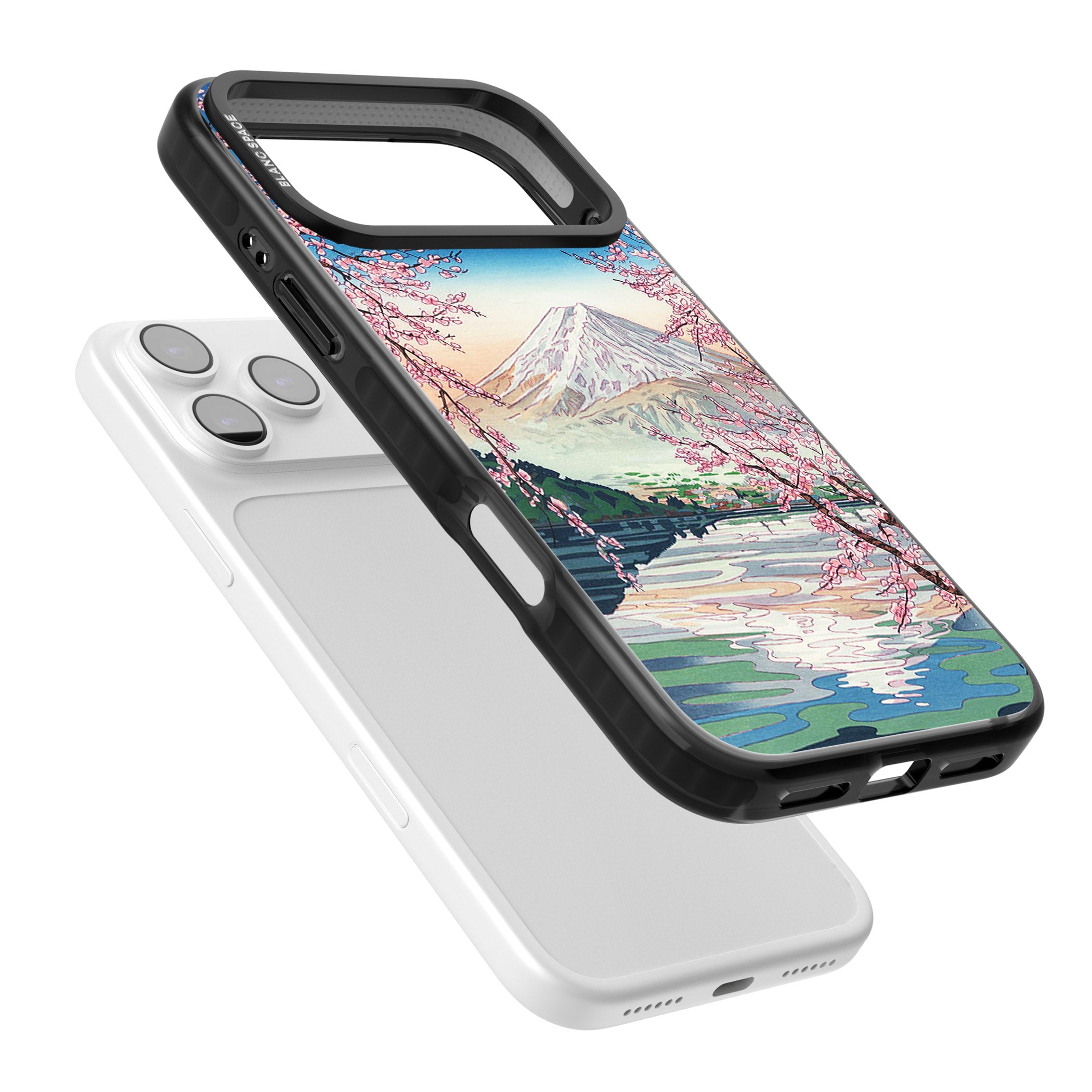 Mt Fuji From Lake Kawaguchi iPhone 17 Pro Impact Pro Black Phone Case Colours