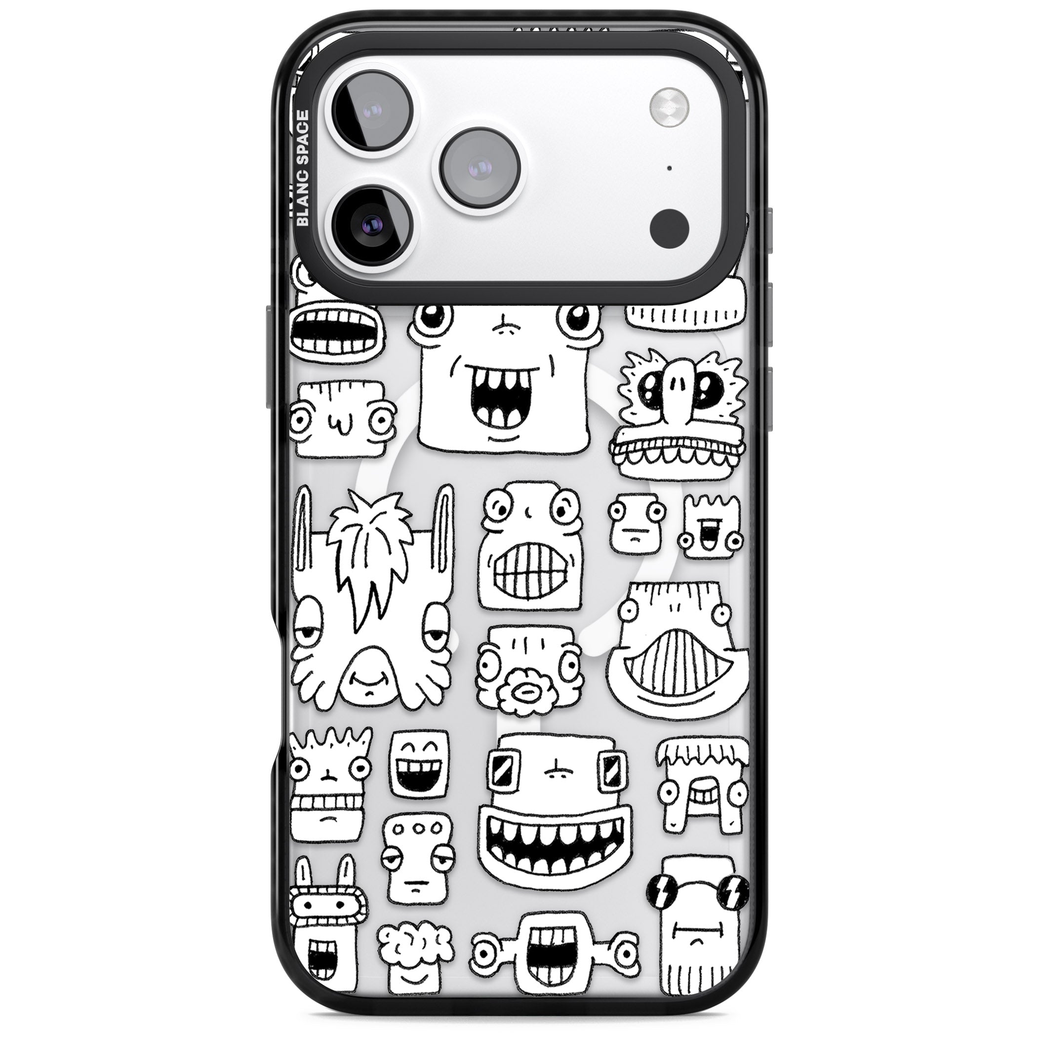 Burst Heads iPhone 17 Pro Impact Pro Black Phone Case