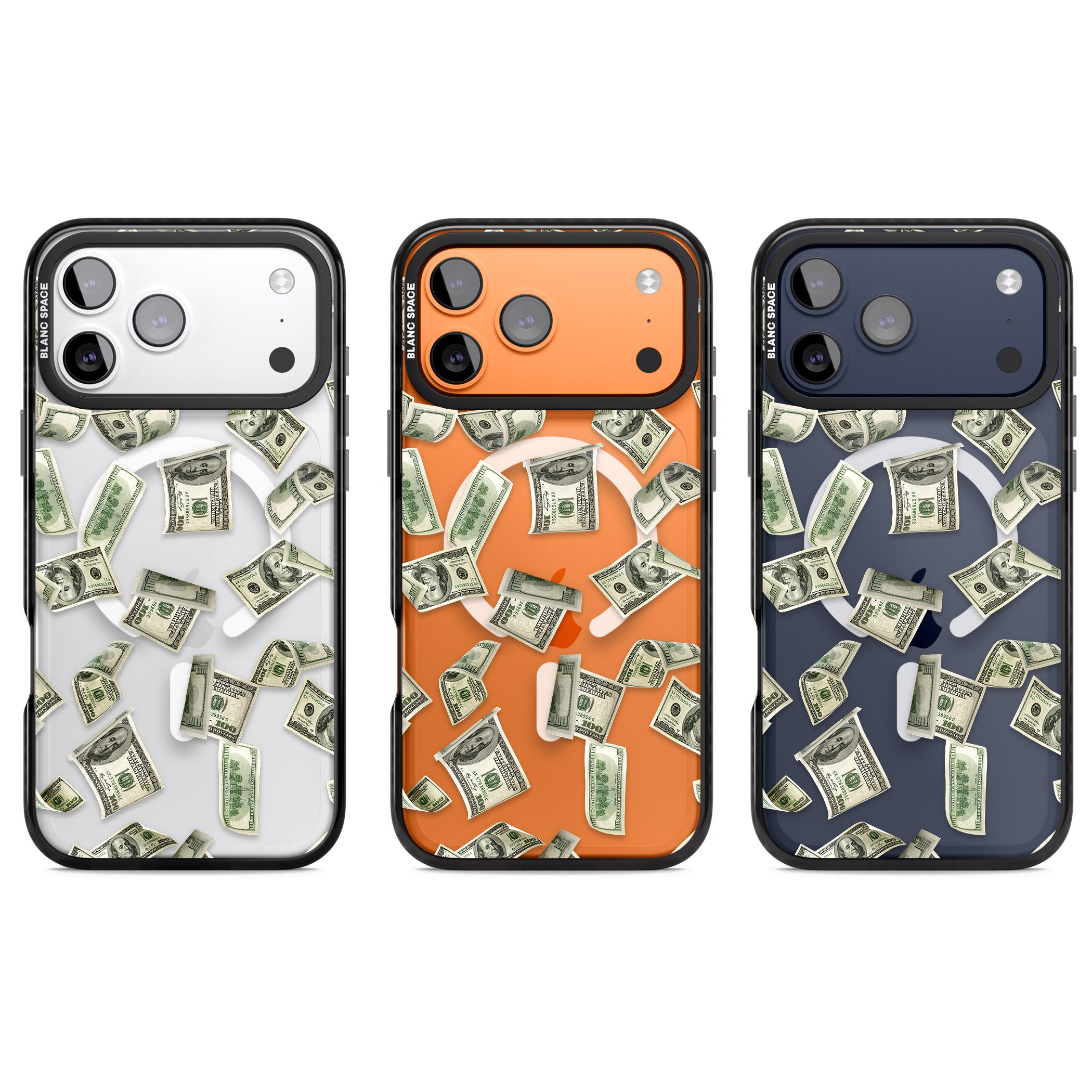 Falling Cash iPhone 17 Pro Impact Pro Black Phone Case APT Impact Protection
