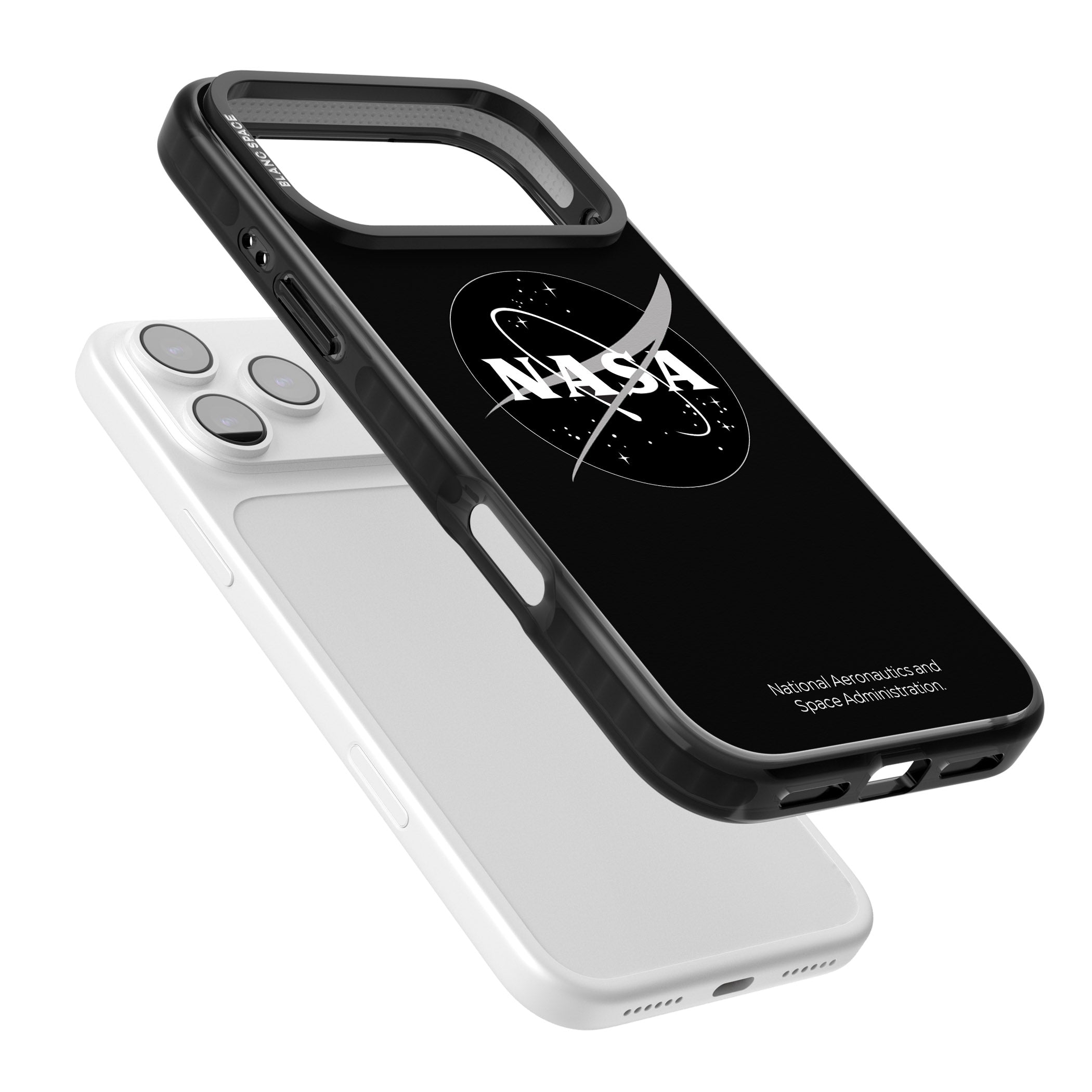 Dark Nasa Meatball iPhone 17 Pro Impact Pro Black Phone Case Colours