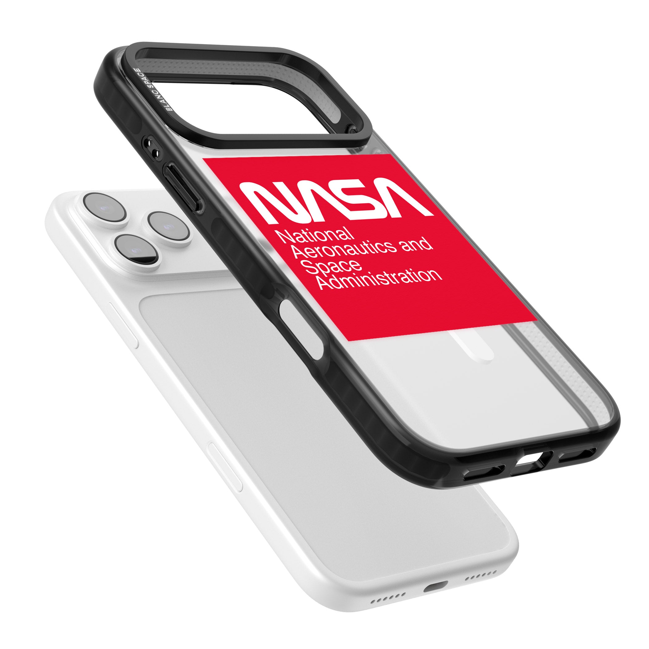 Nasa The Worm Box iPhone 17 Pro Impact Pro Black Phone Case Colours