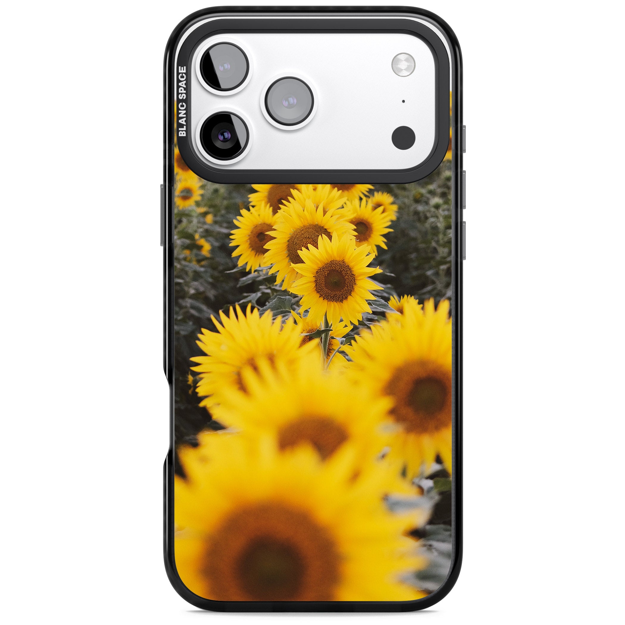 Sunflower Field iPhone 17 Pro Impact Pro Black Phone Case