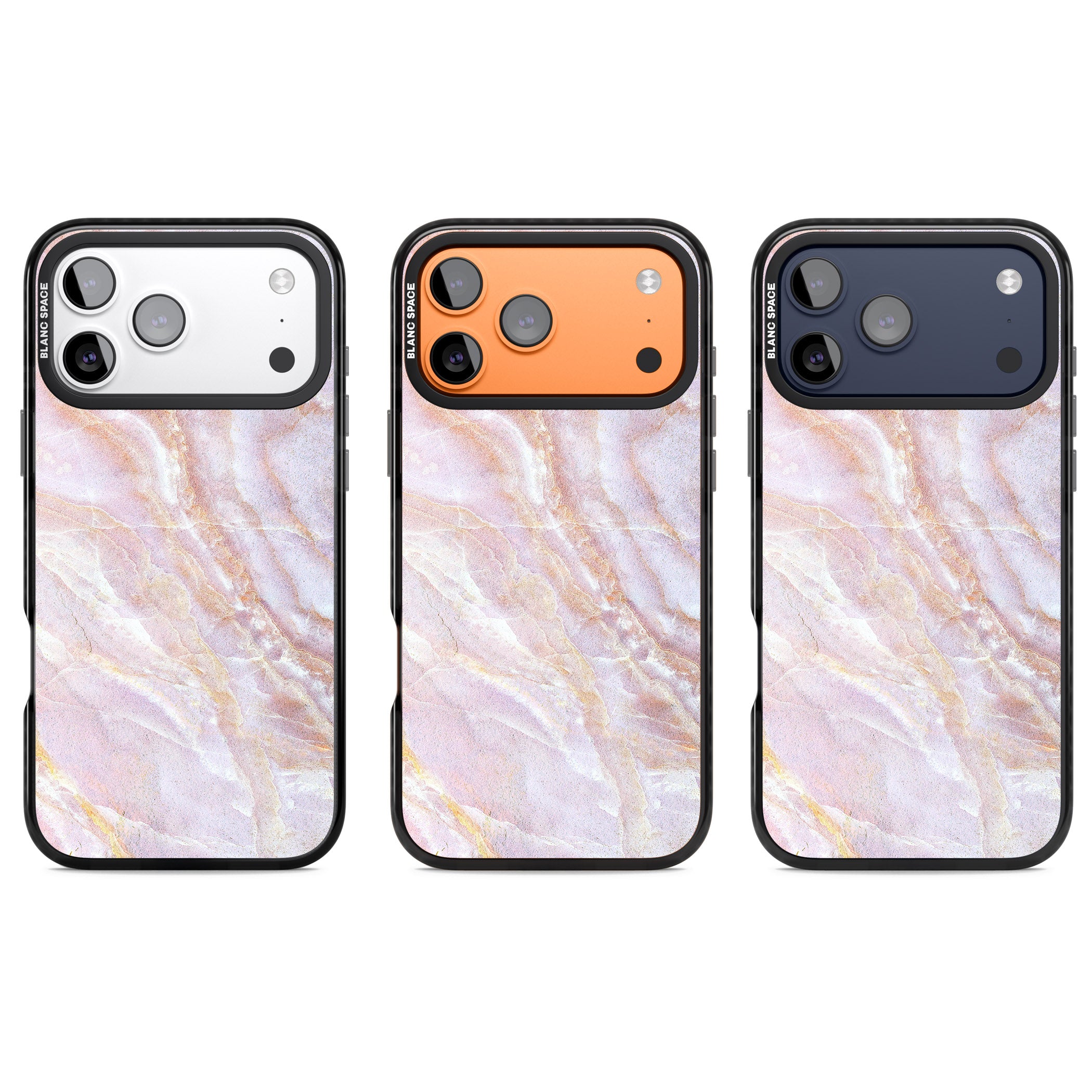 Soft Onyx Blush iPhone 17 Pro Impact Pro Black Phone Case APT Impact Protection