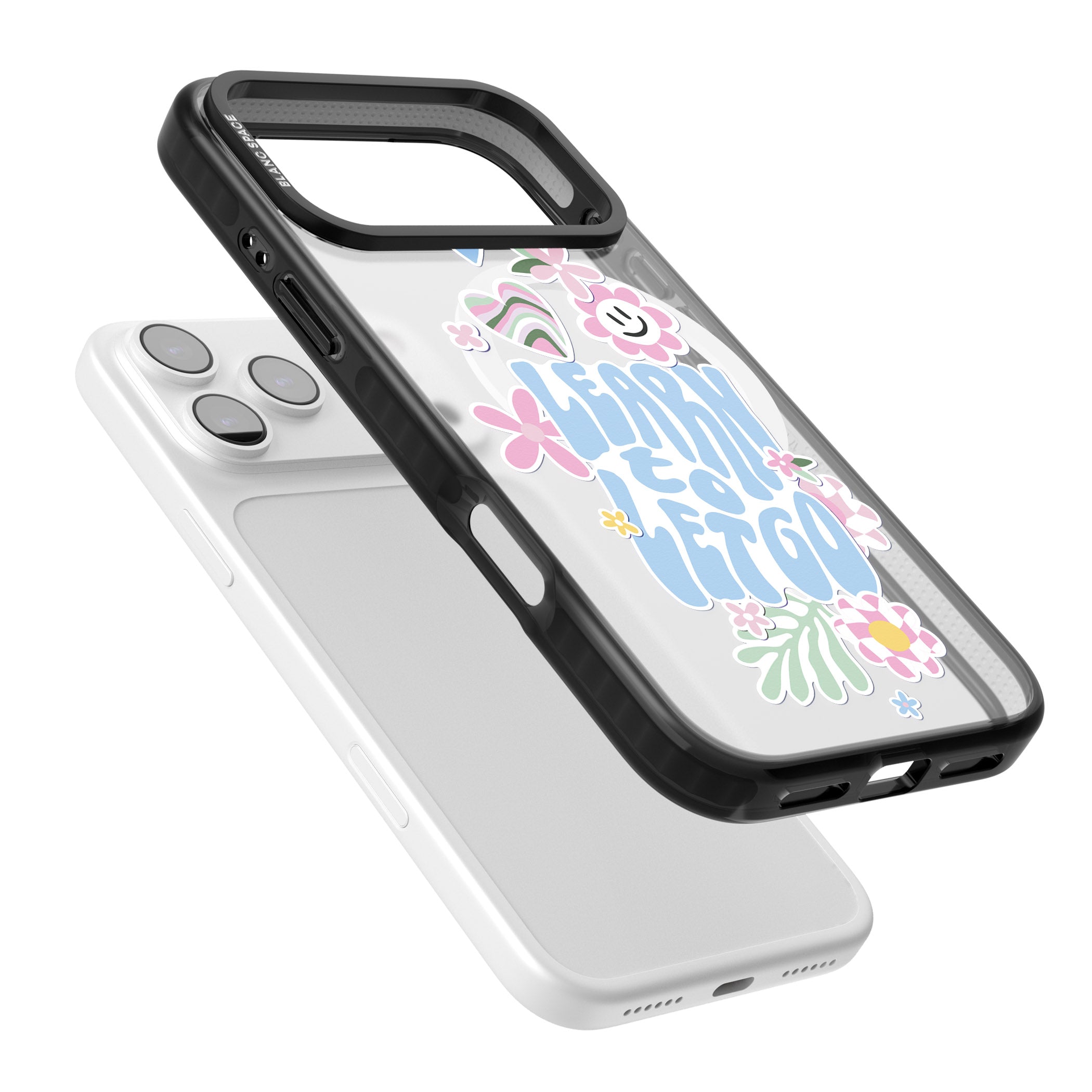 Learn To Let Go iPhone 17 Pro Impact Pro Black Phone Case Colours