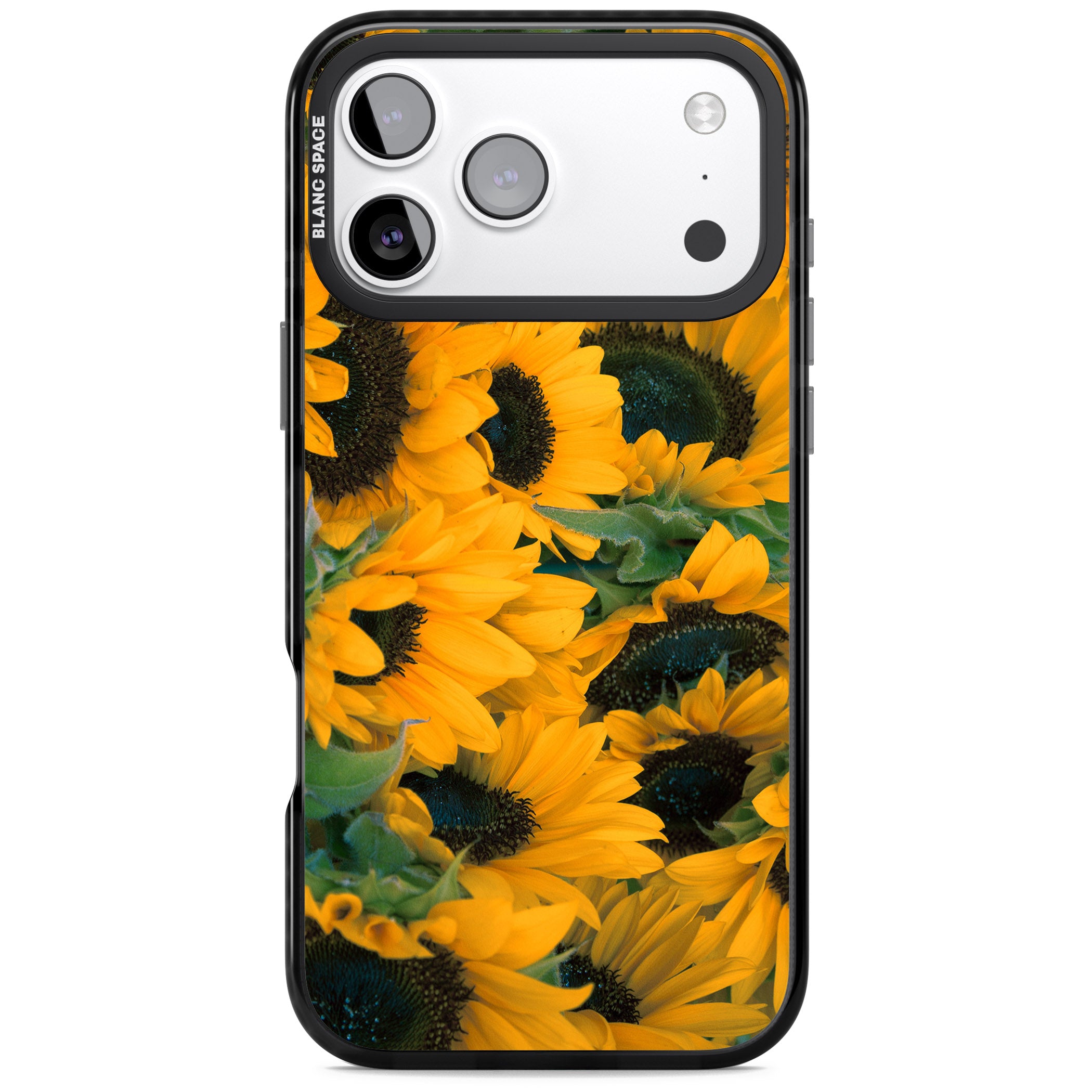 Sunflowers iPhone 17 Pro Impact Pro Black Phone Case