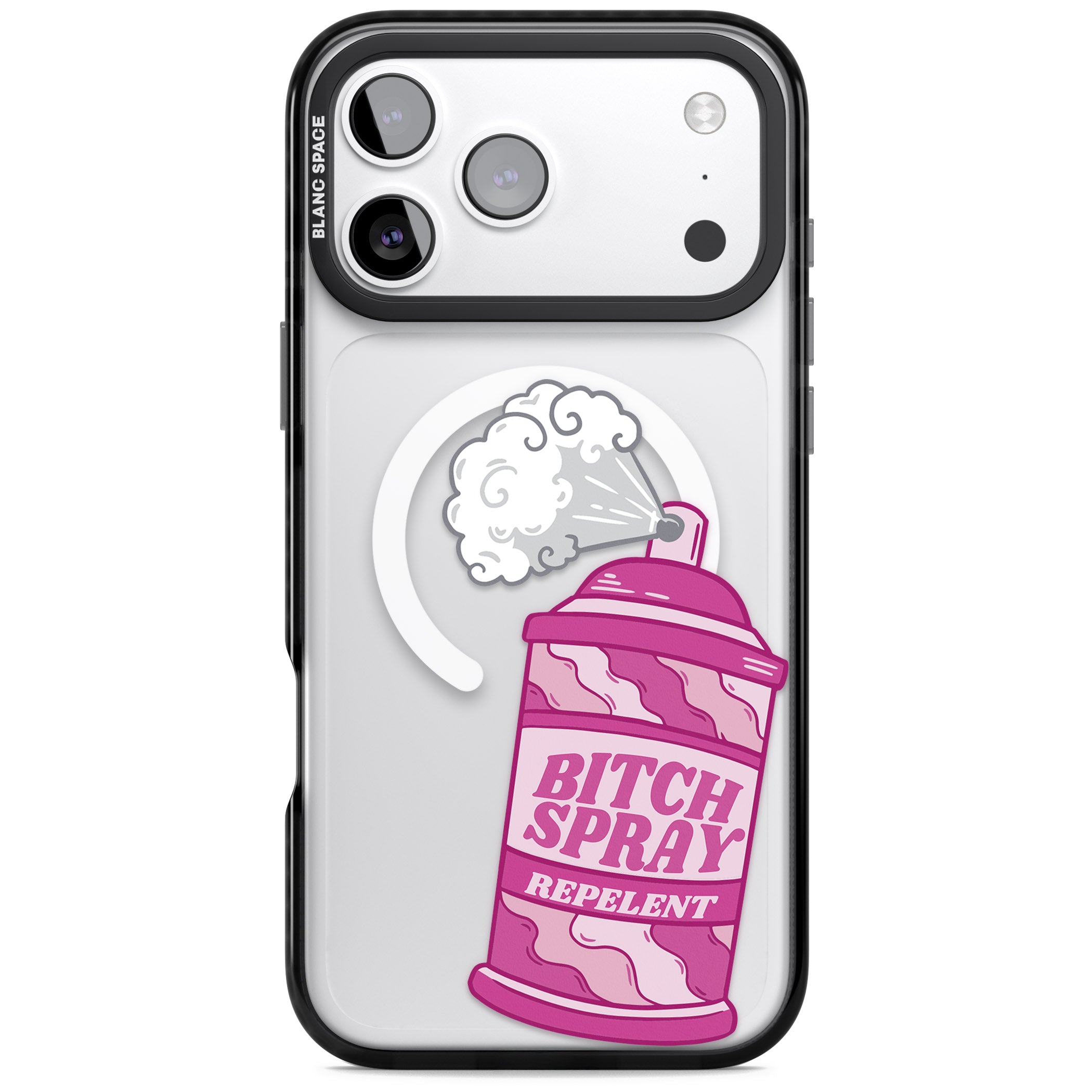 B*Tch Spray iPhone 17 Pro Impact Pro Black Phone Case