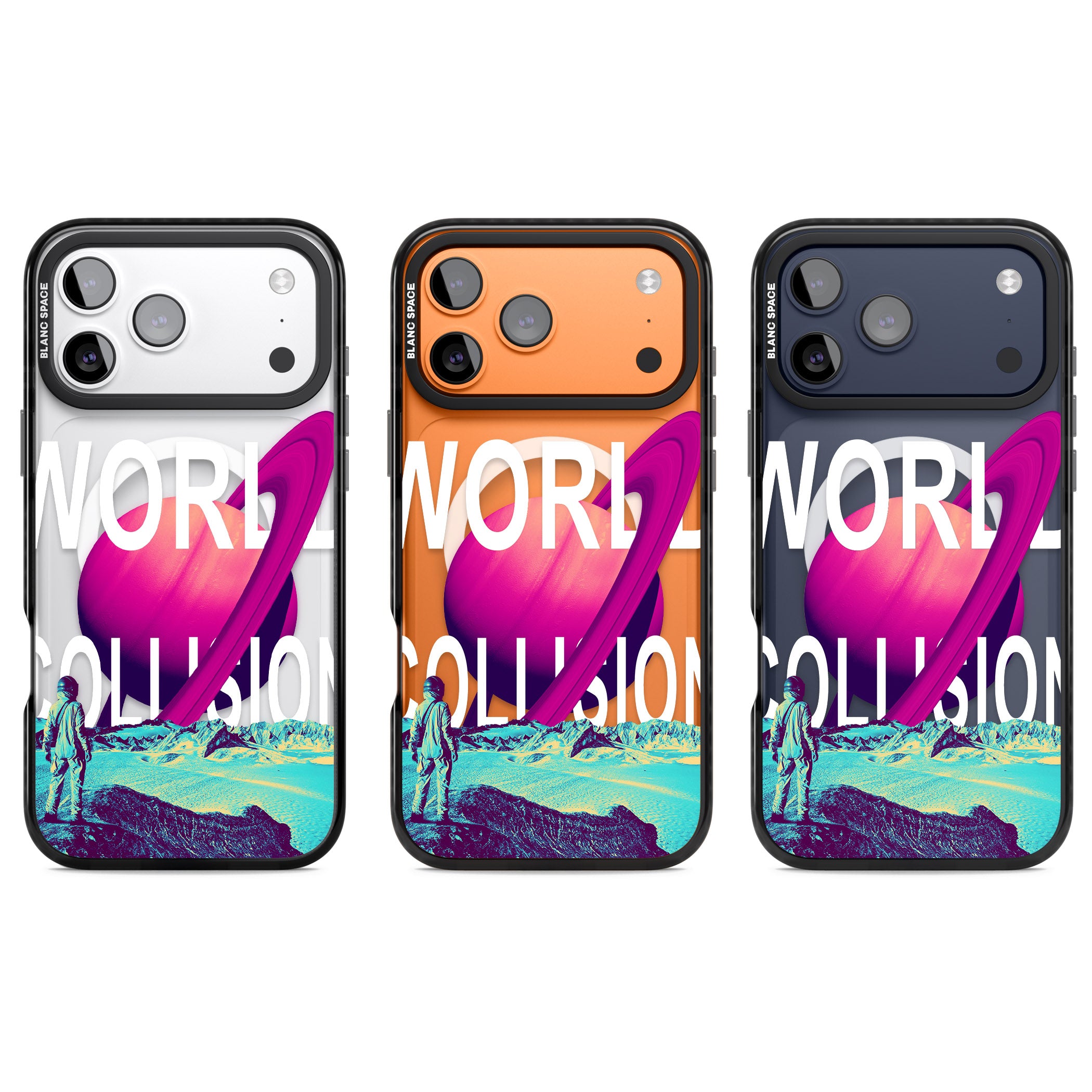 World Collision iPhone 17 Pro Impact Pro Black Phone Case APT Impact Protection