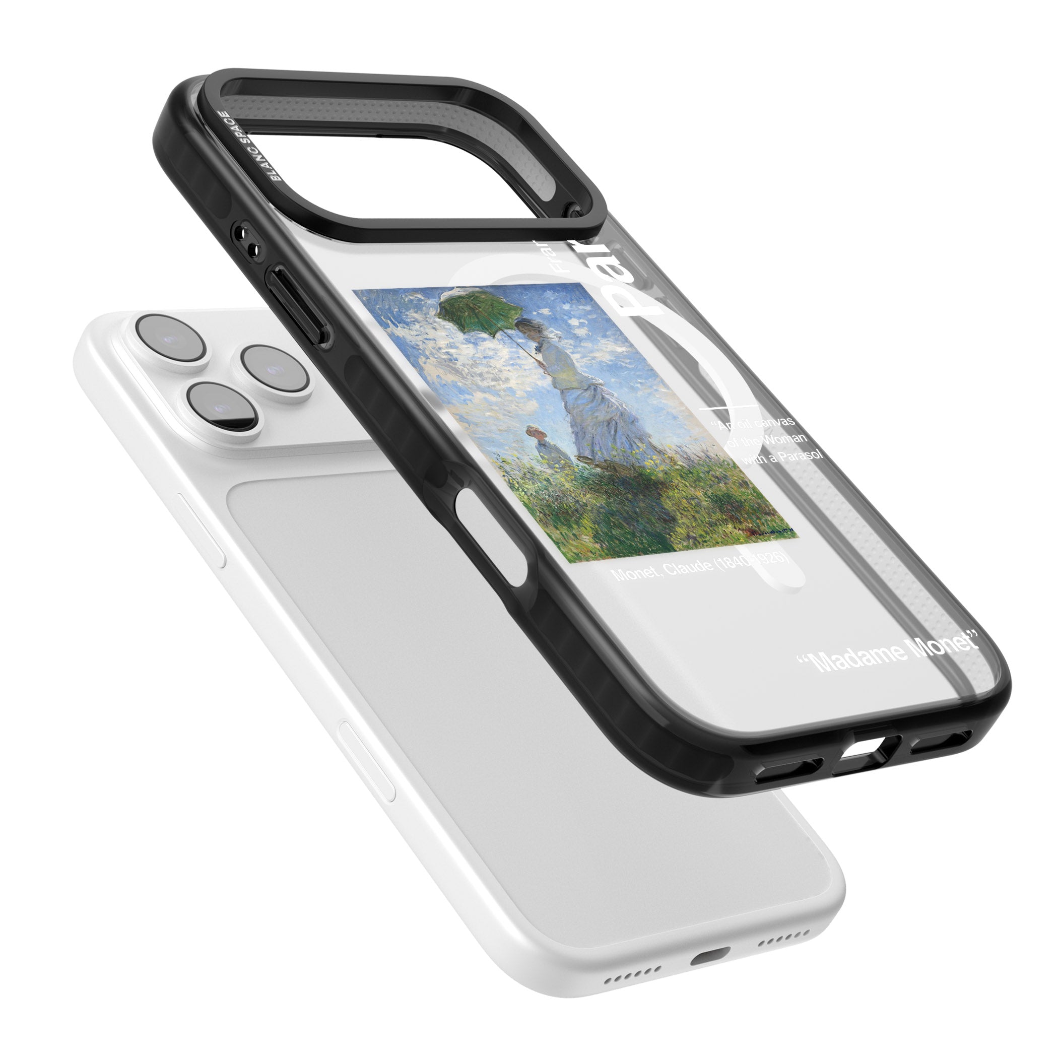 Madame Monet And Her Son iPhone 17 Pro Impact Pro Black Phone Case Colours