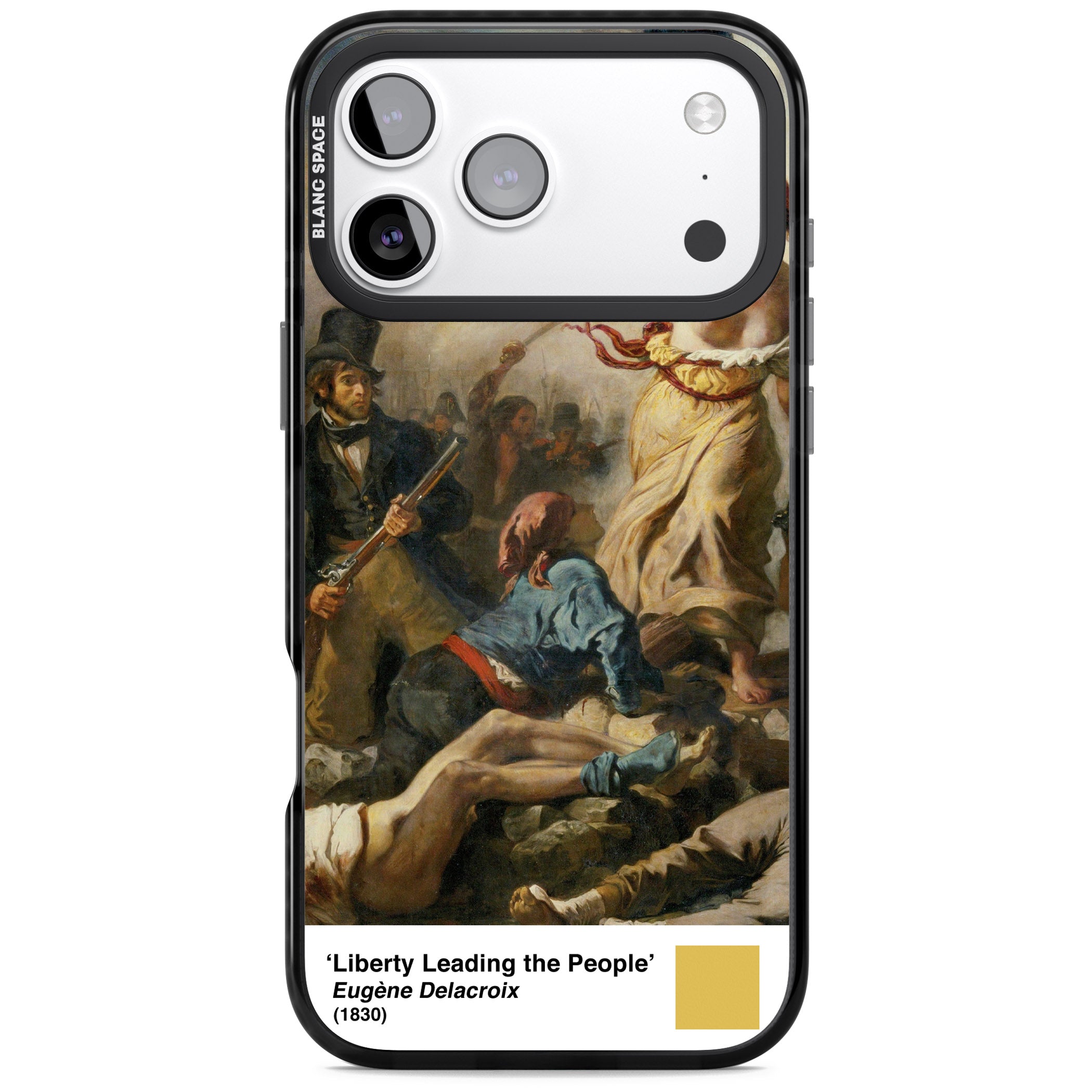 Liberty Leading The People iPhone 17 Pro Impact Pro Black Phone Case