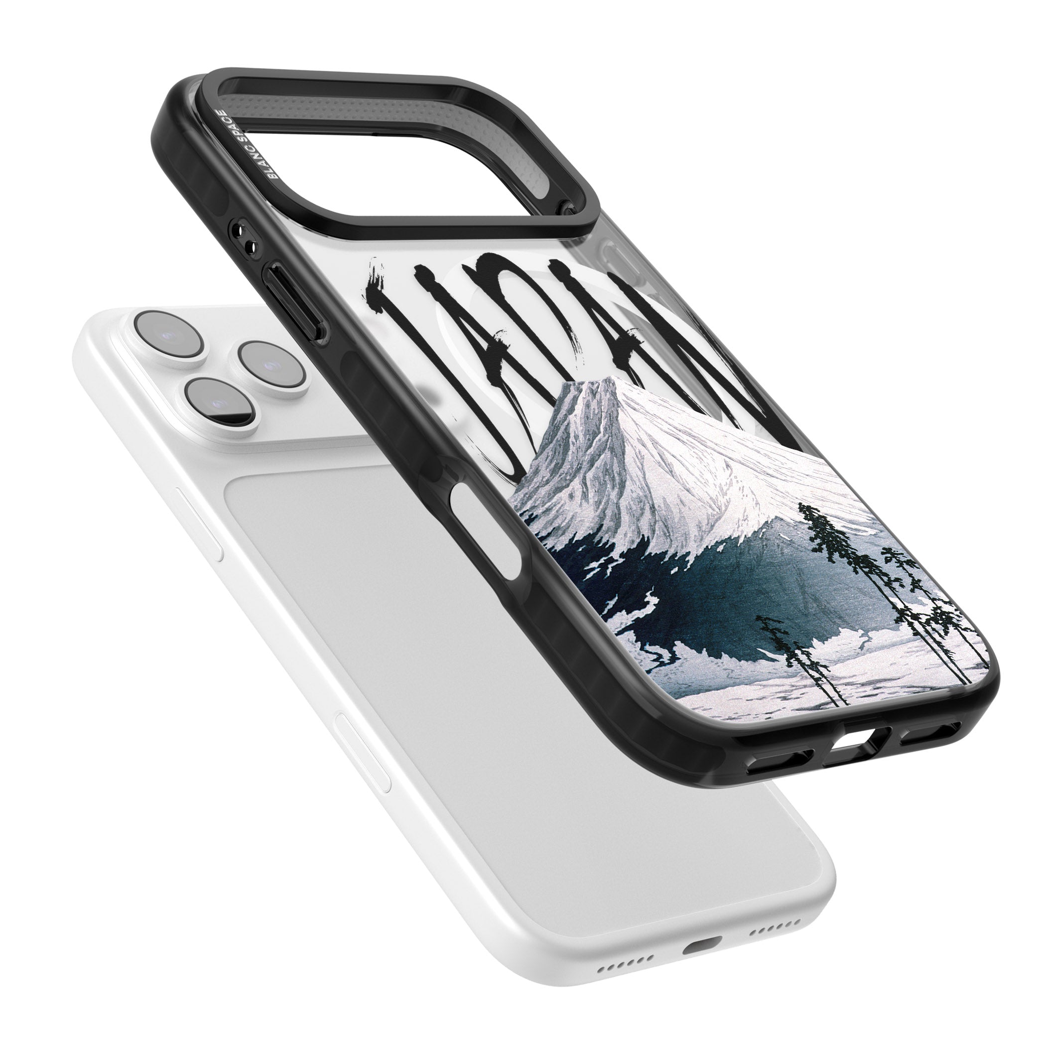 Mount Fuji Cutout iPhone 17 Pro Impact Pro Black Phone Case Colours