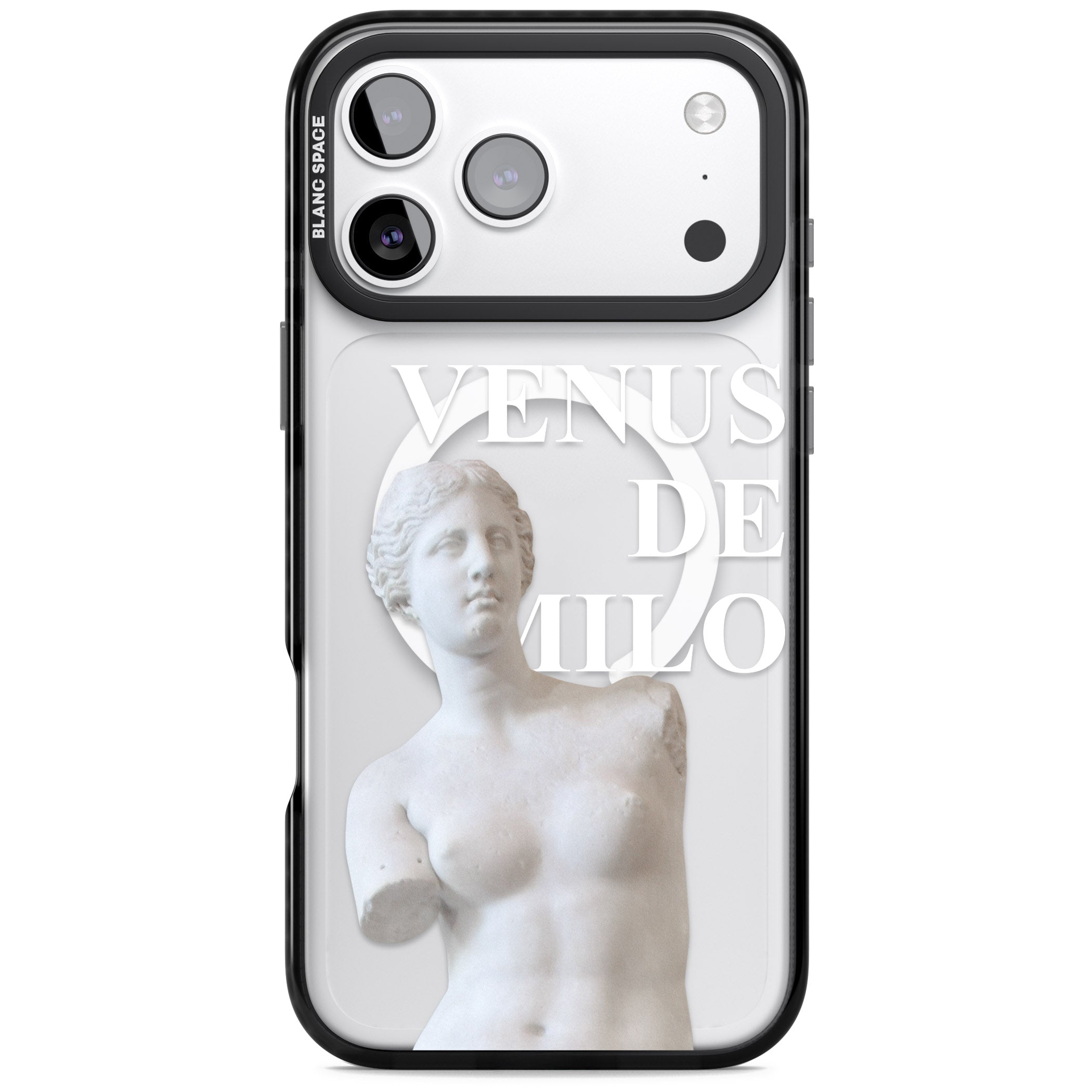 Venus De Milo Cutout iPhone 17 Pro Impact Pro Black Phone Case