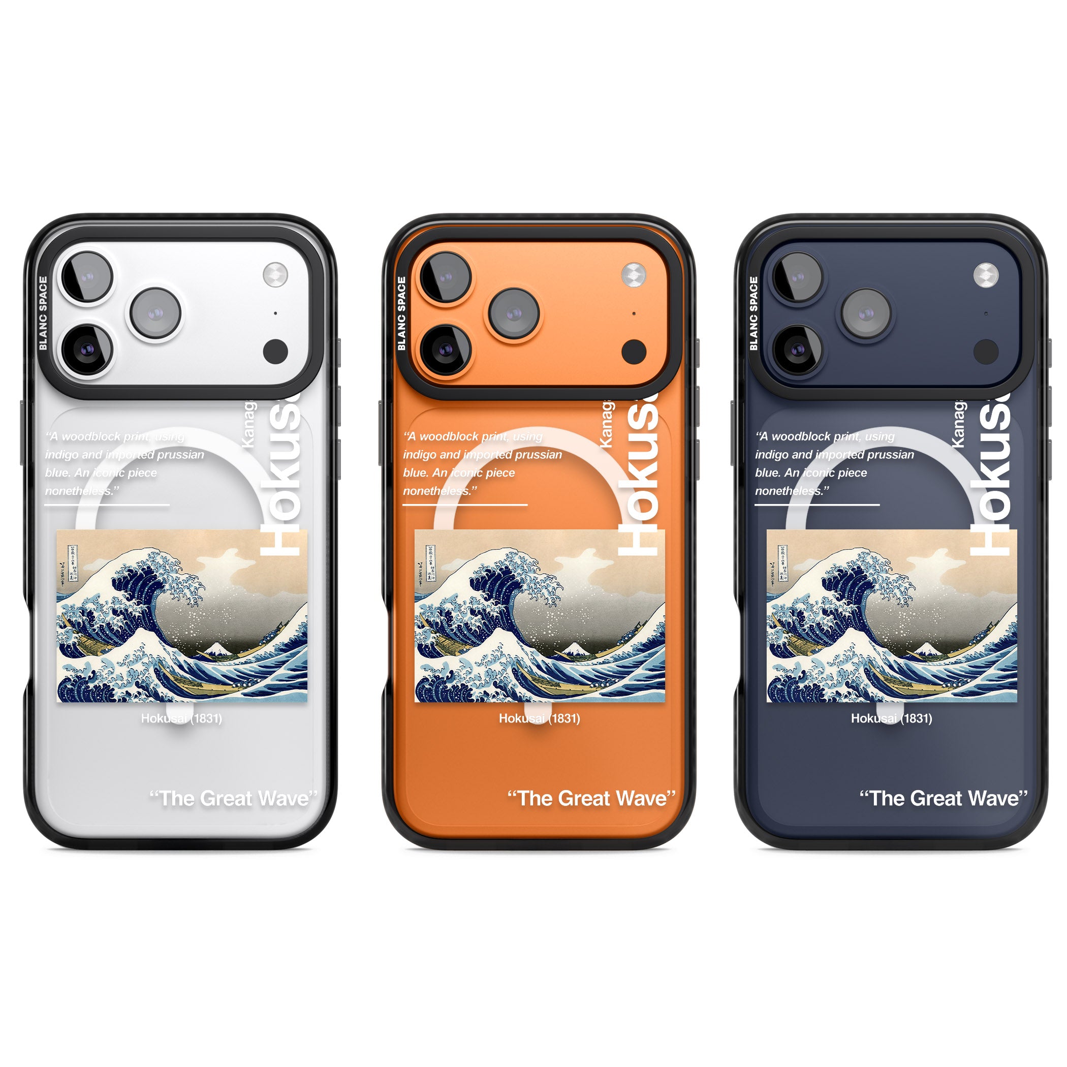 The Great Wave iPhone 17 Pro Impact Pro Black Phone Case APT Impact Protection