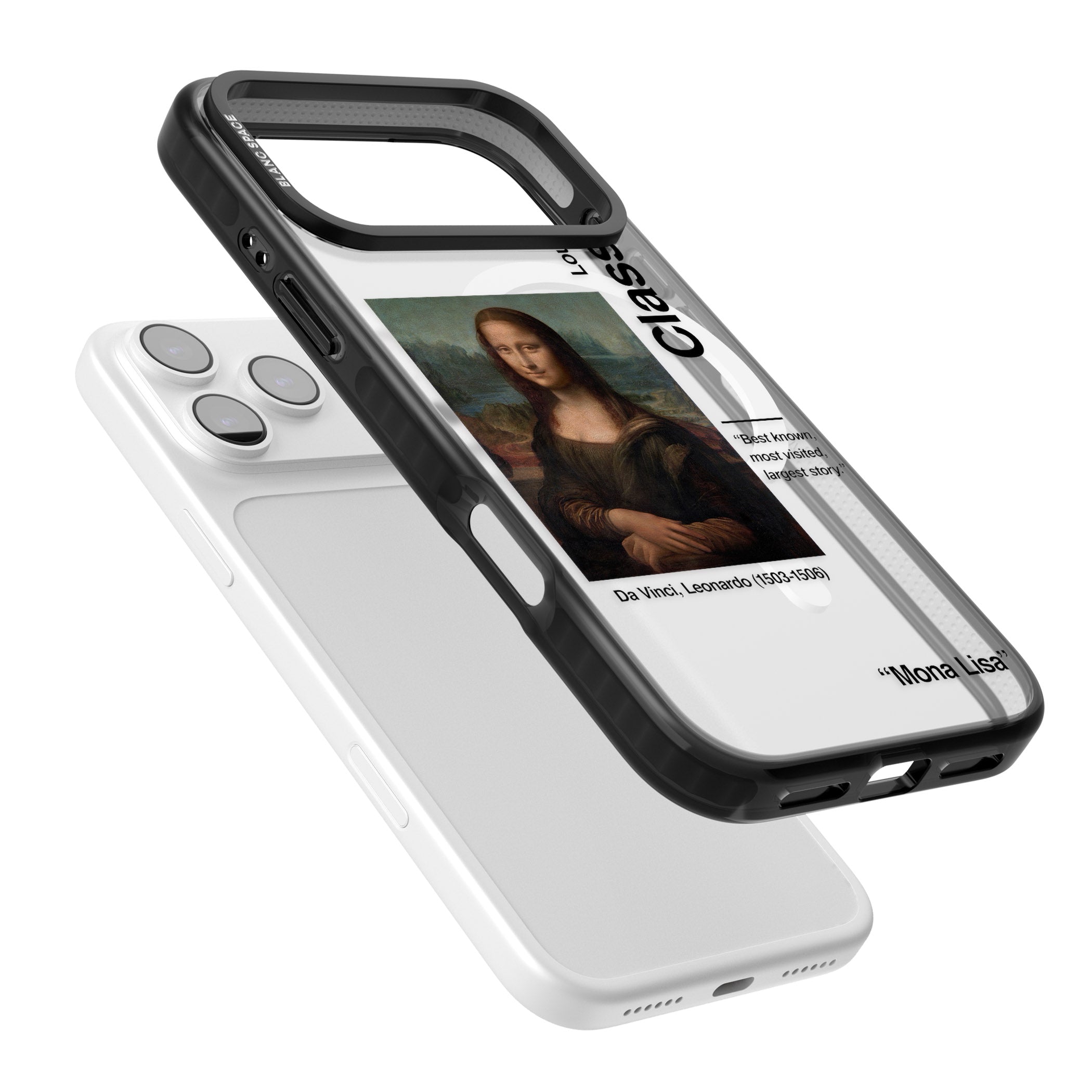 Mona Lisa Leonardo Da Vinci iPhone 17 Pro Impact Pro Black Phone Case Colours