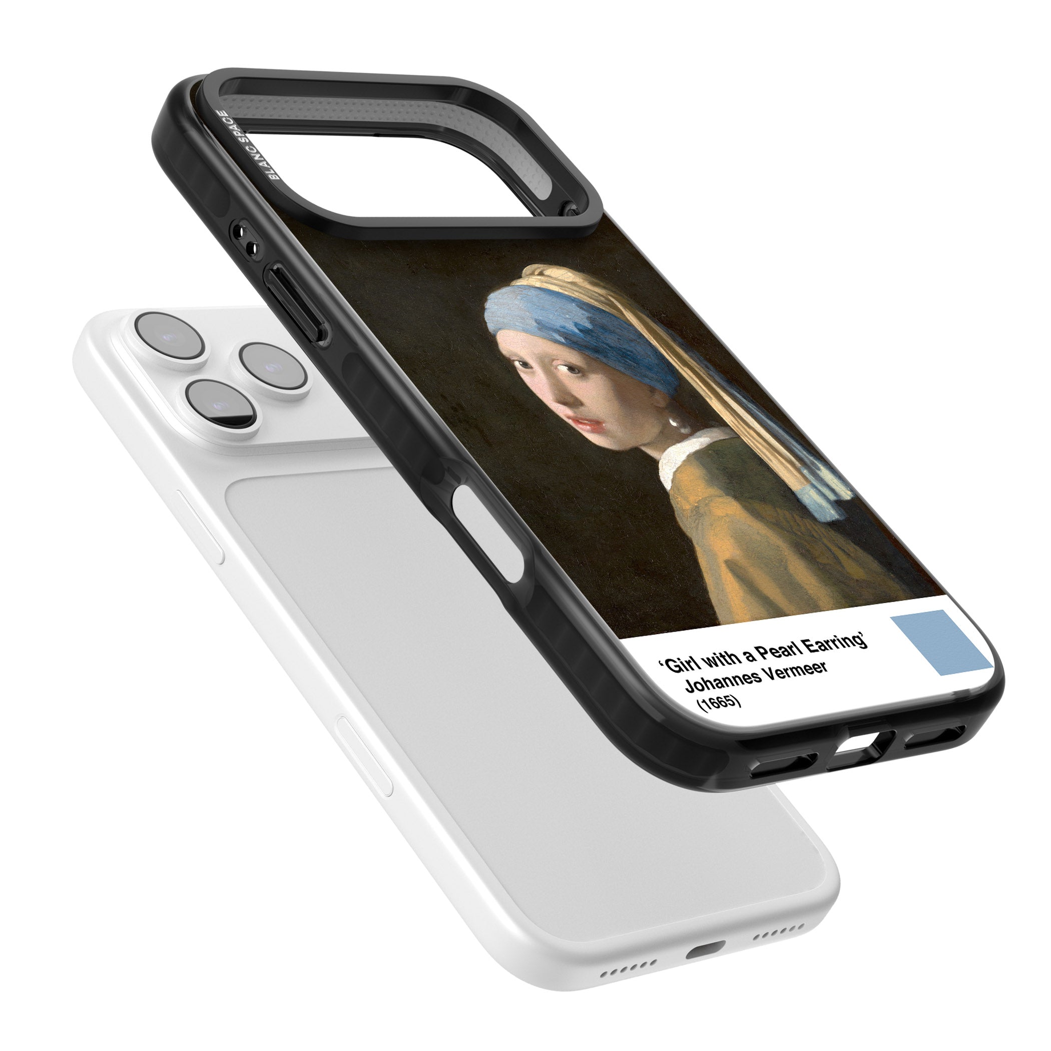 Girl With A Pearl Earring iPhone 17 Pro Impact Pro Black Phone Case Colours