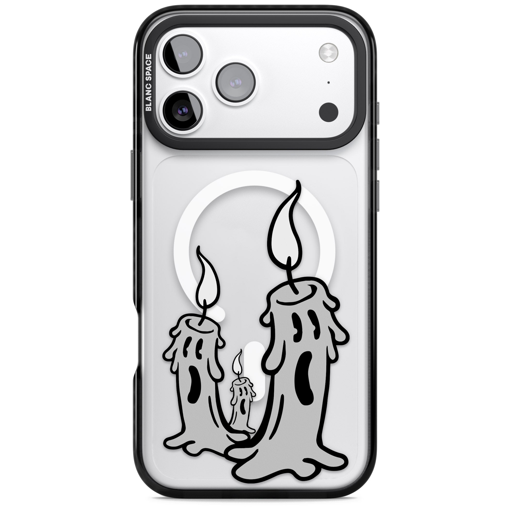 Candle Lit iPhone 17 Pro Impact Pro Black Phone Case