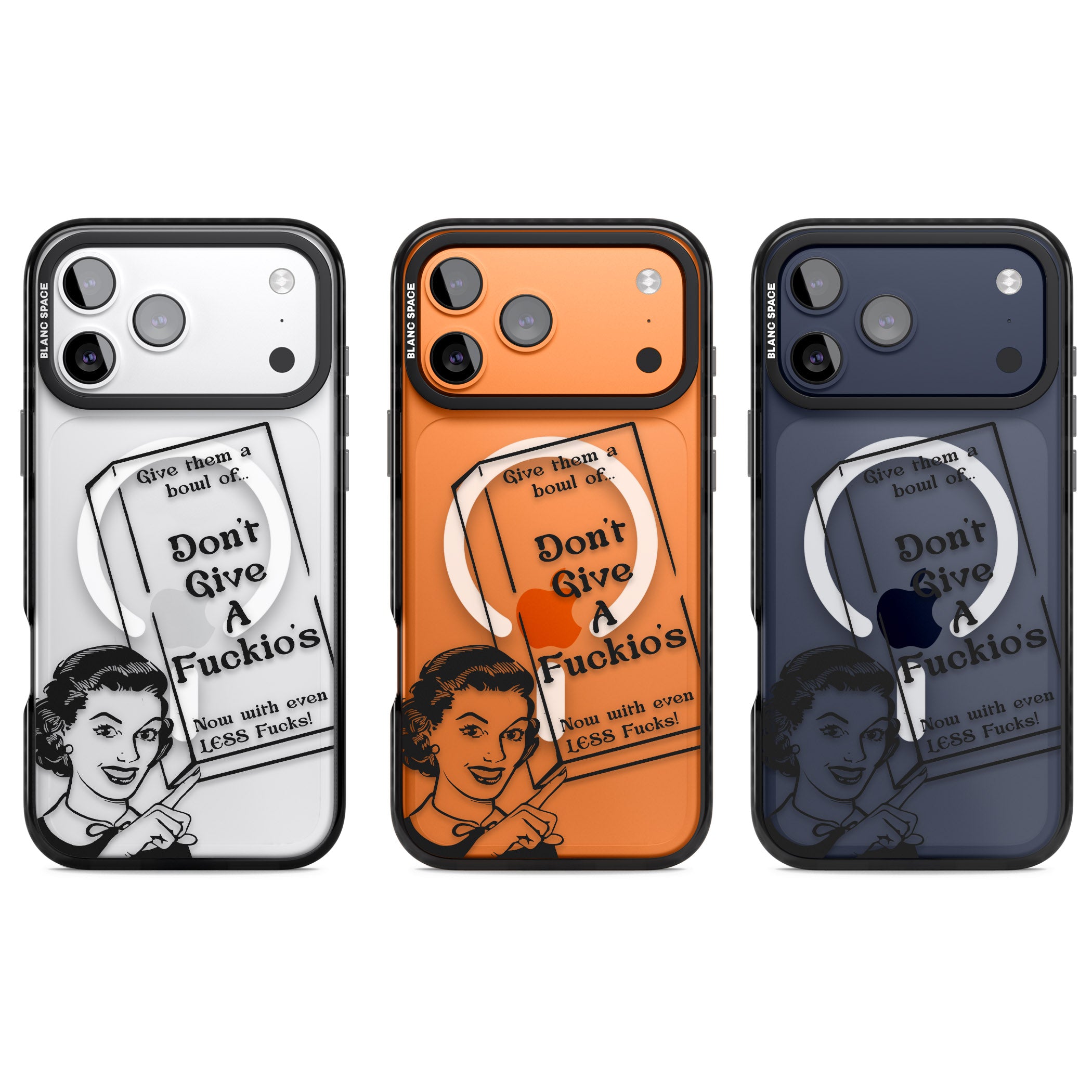 Dont Give A F Ckios Cereal iPhone 17 Pro Impact Pro Black Phone Case APT Impact Protection