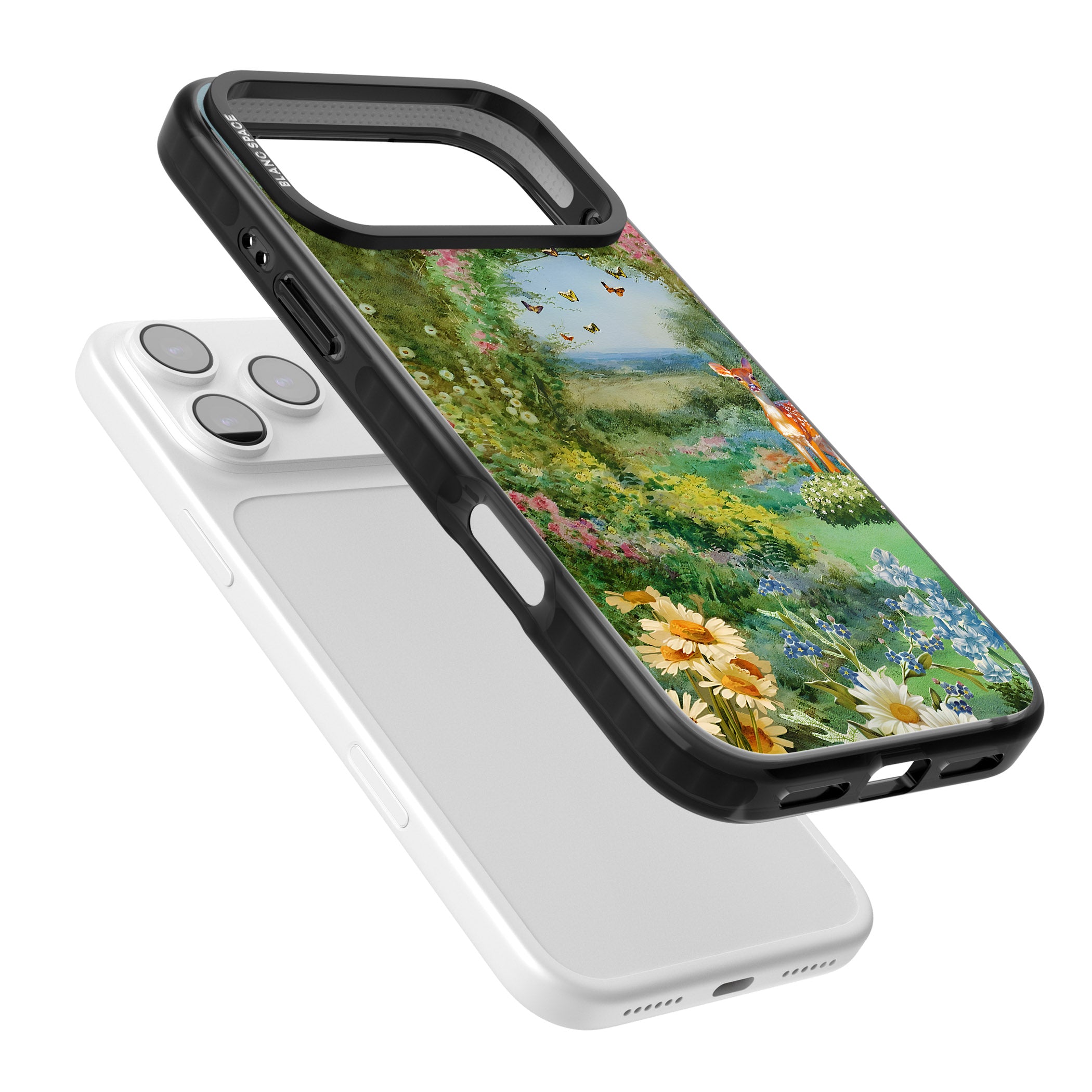 Flourishing Meadow iPhone 17 Pro Impact Pro Black Phone Case Colours