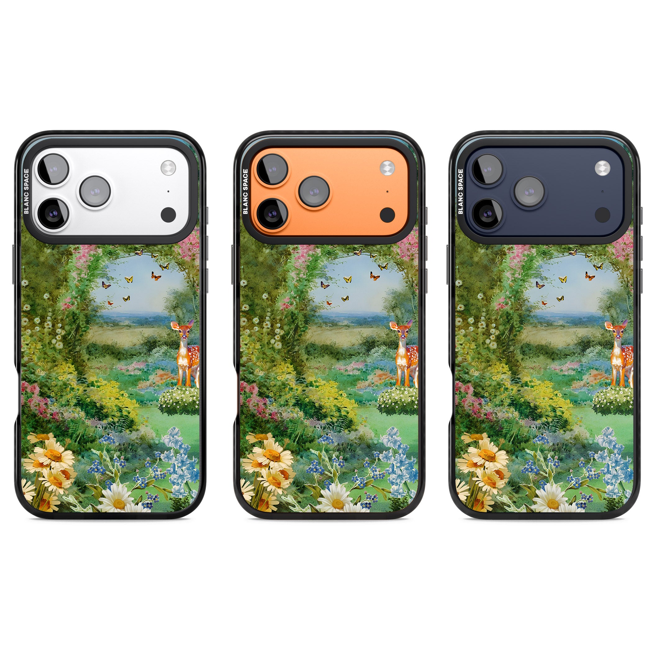 Flourishing Meadow iPhone 17 Pro Impact Pro Black Phone Case APT Impact Protection