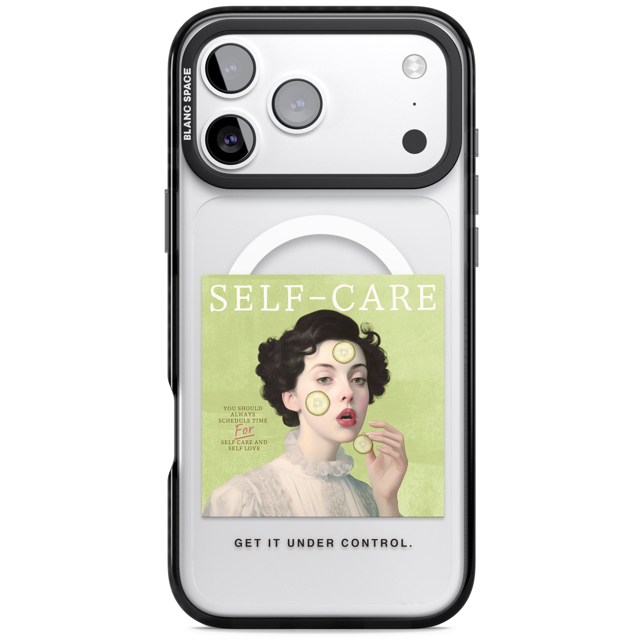 Self Care iPhone 17 Pro Impact Pro Black Phone Case