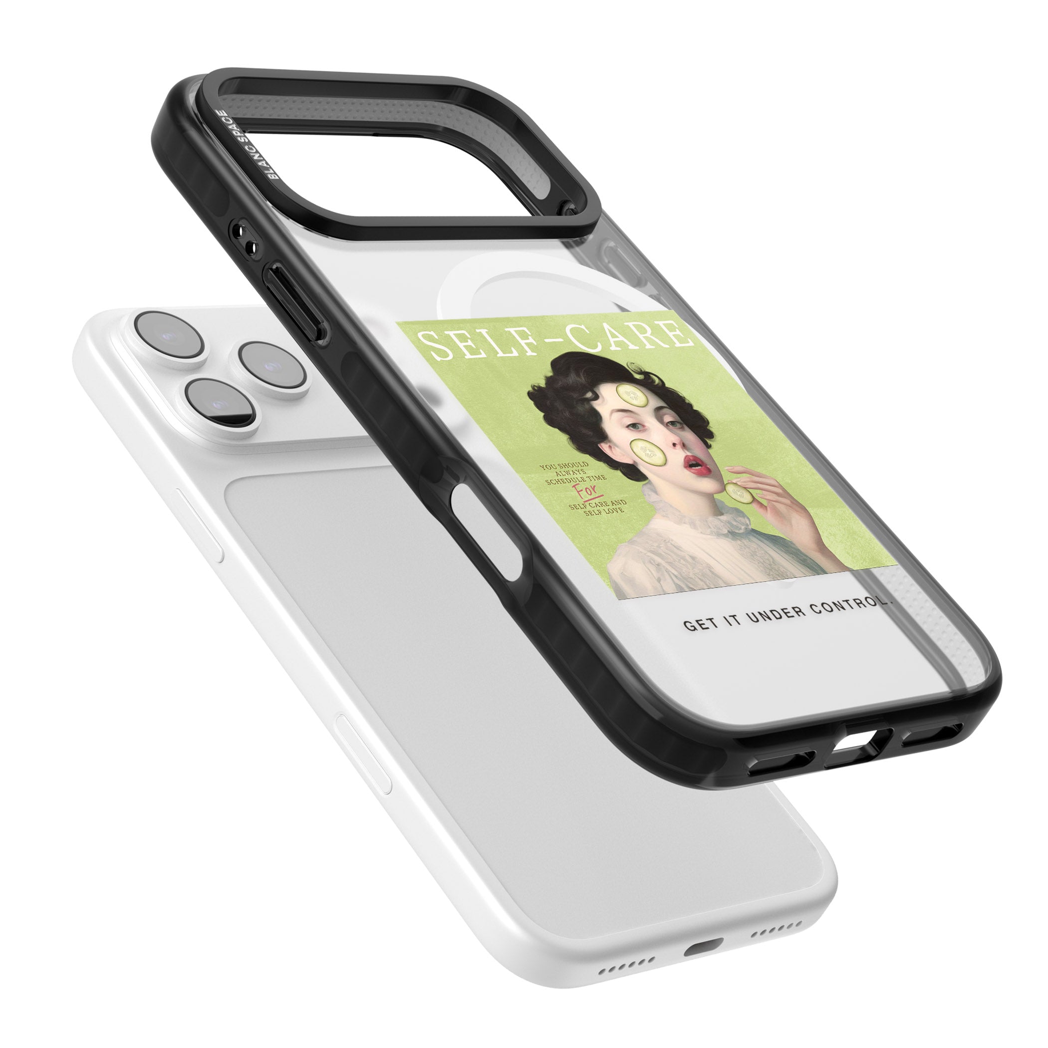 Self Care iPhone 17 Pro Impact Pro Black Phone Case Colours