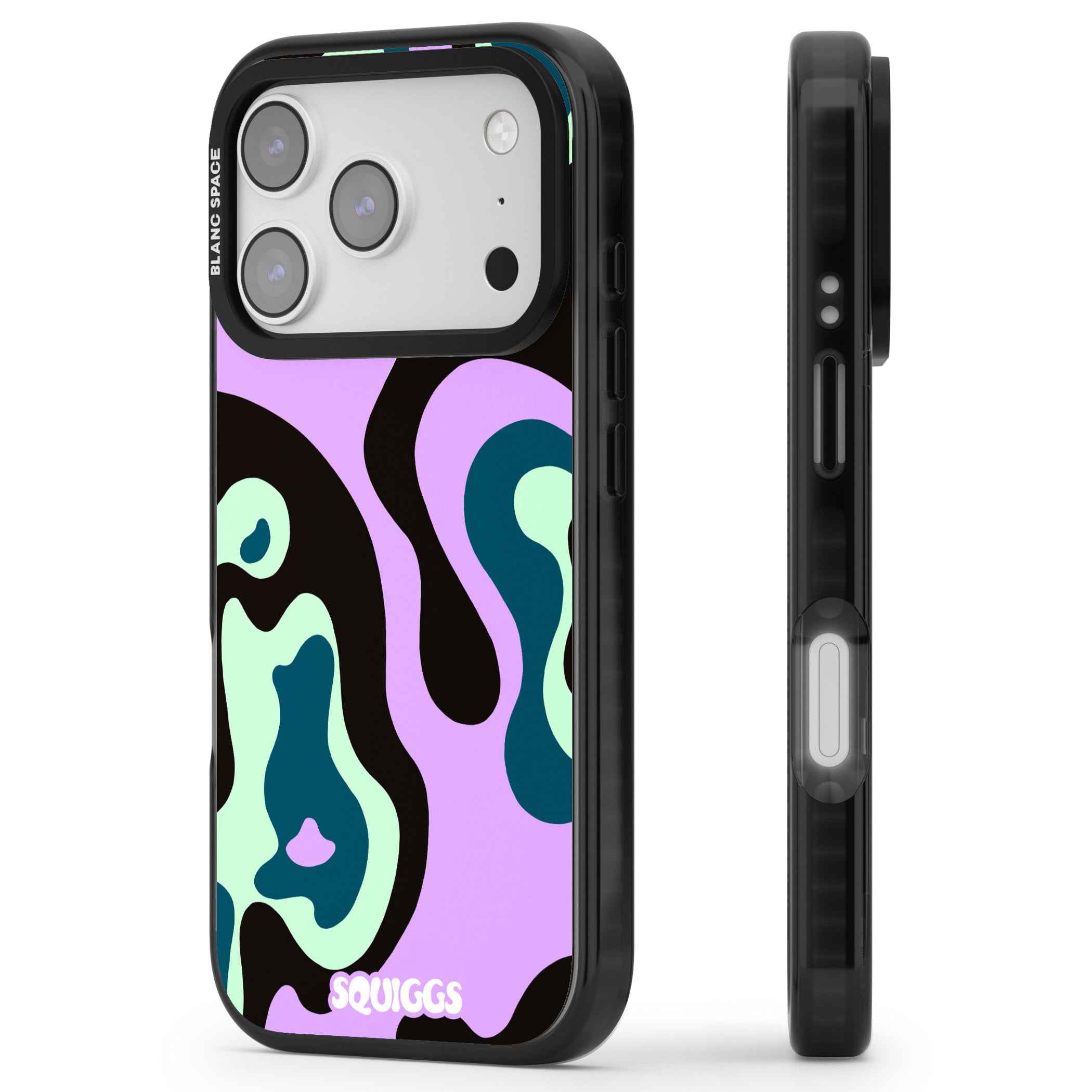 Purple River iPhone 17 Pro Impact Pro Black Phone Case Side Profile