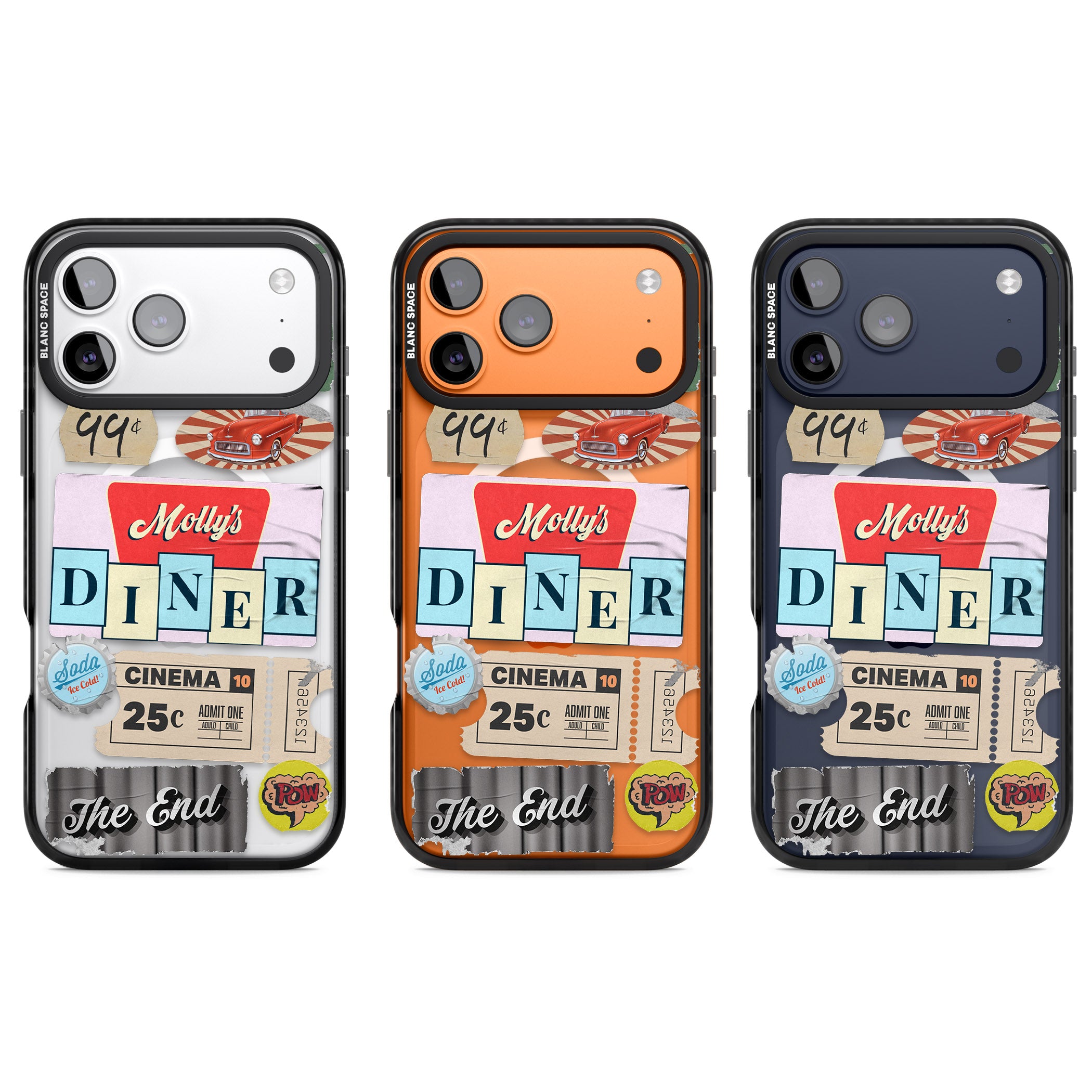 Nifty Fifties Swing iPhone 17 Pro Impact Pro Black Phone Case APT Impact Protection