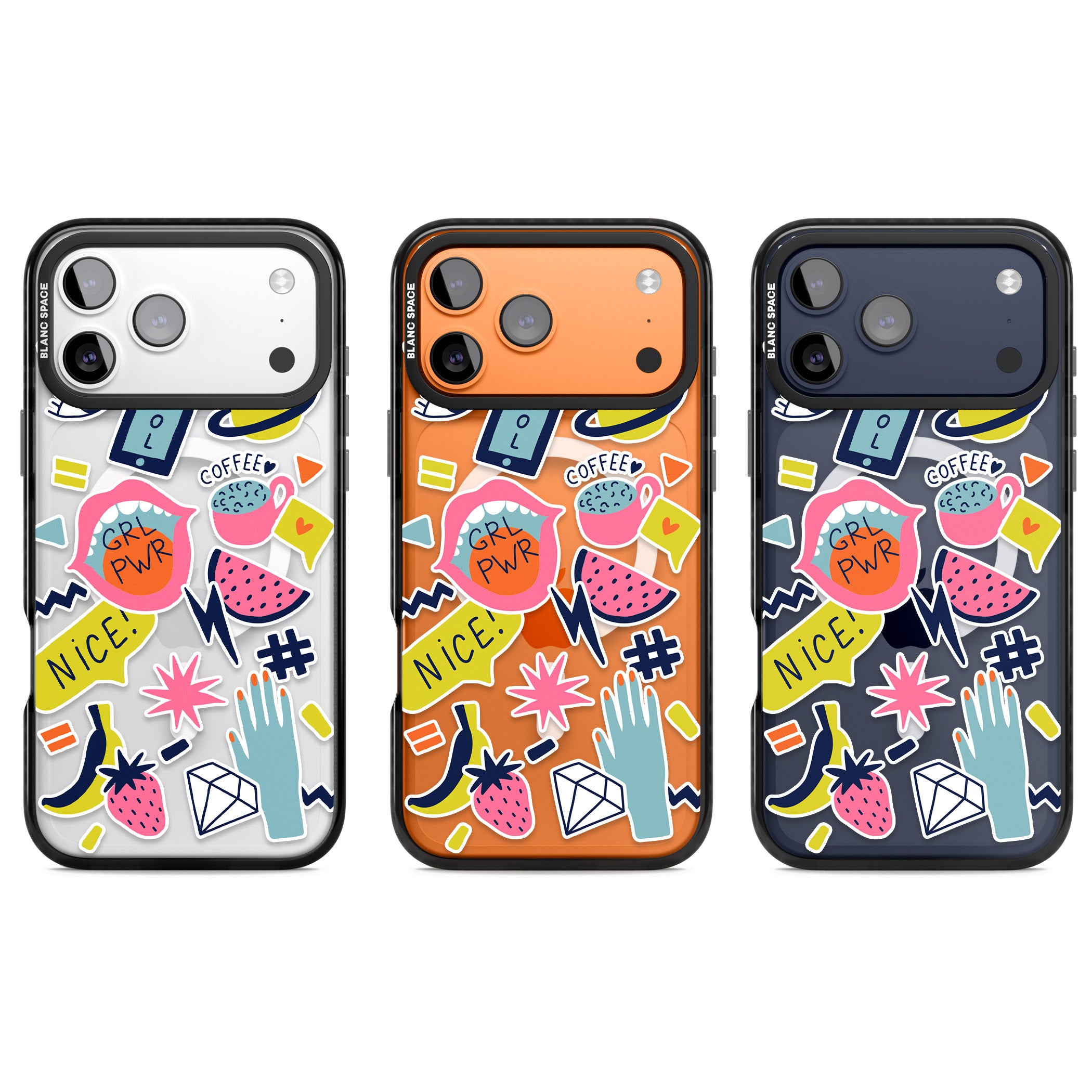 Grl Pwr iPhone 17 Pro Impact Pro Black Phone Case APT Impact Protection