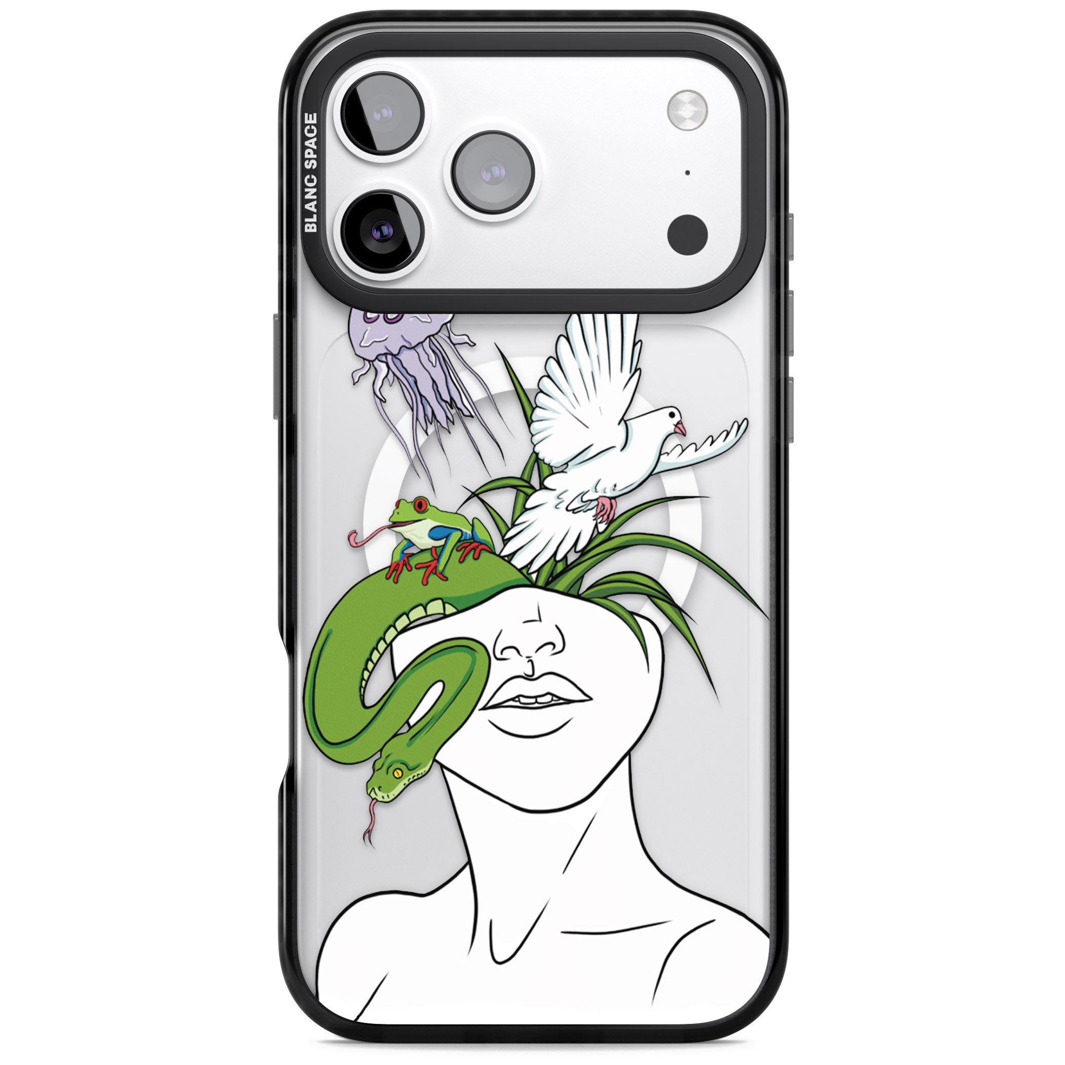 Wild Thoughts iPhone 17 Pro Max Impact Pro Black Phone Case