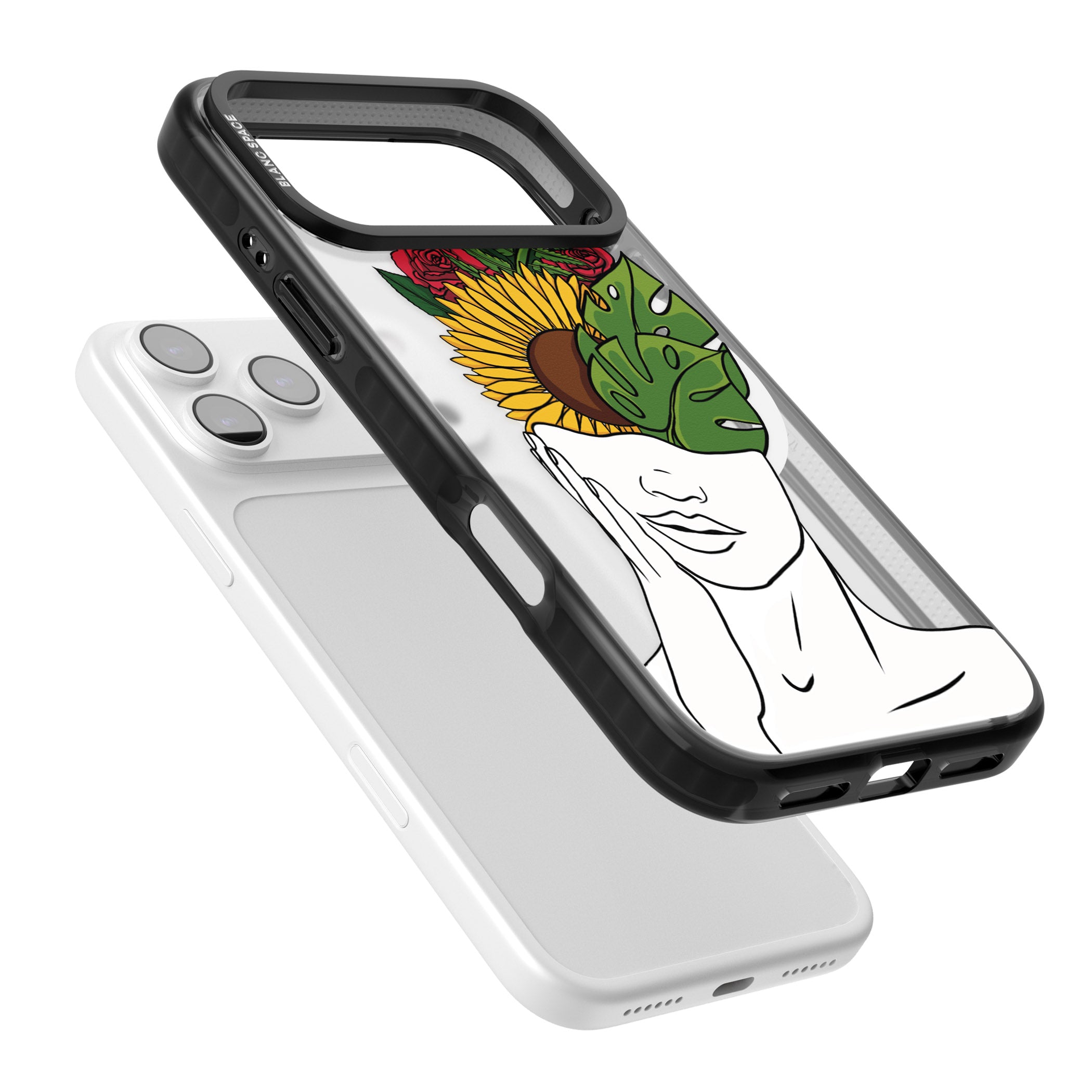 Let The Mind Flourish iPhone 17 Pro Impact Pro Black Phone Case Colours