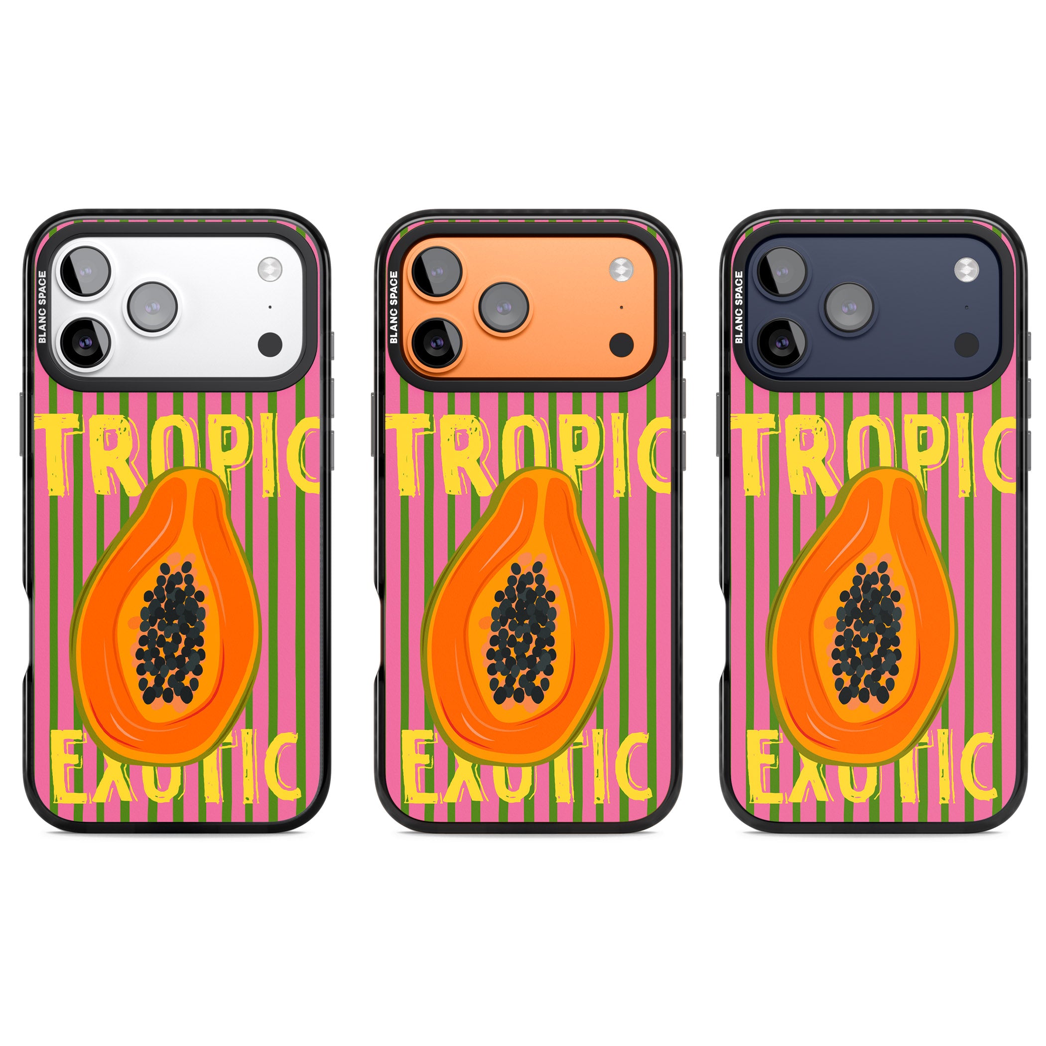 Tropic Exotic iPhone 17 Pro Impact Pro Black Phone Case APT Impact Protection