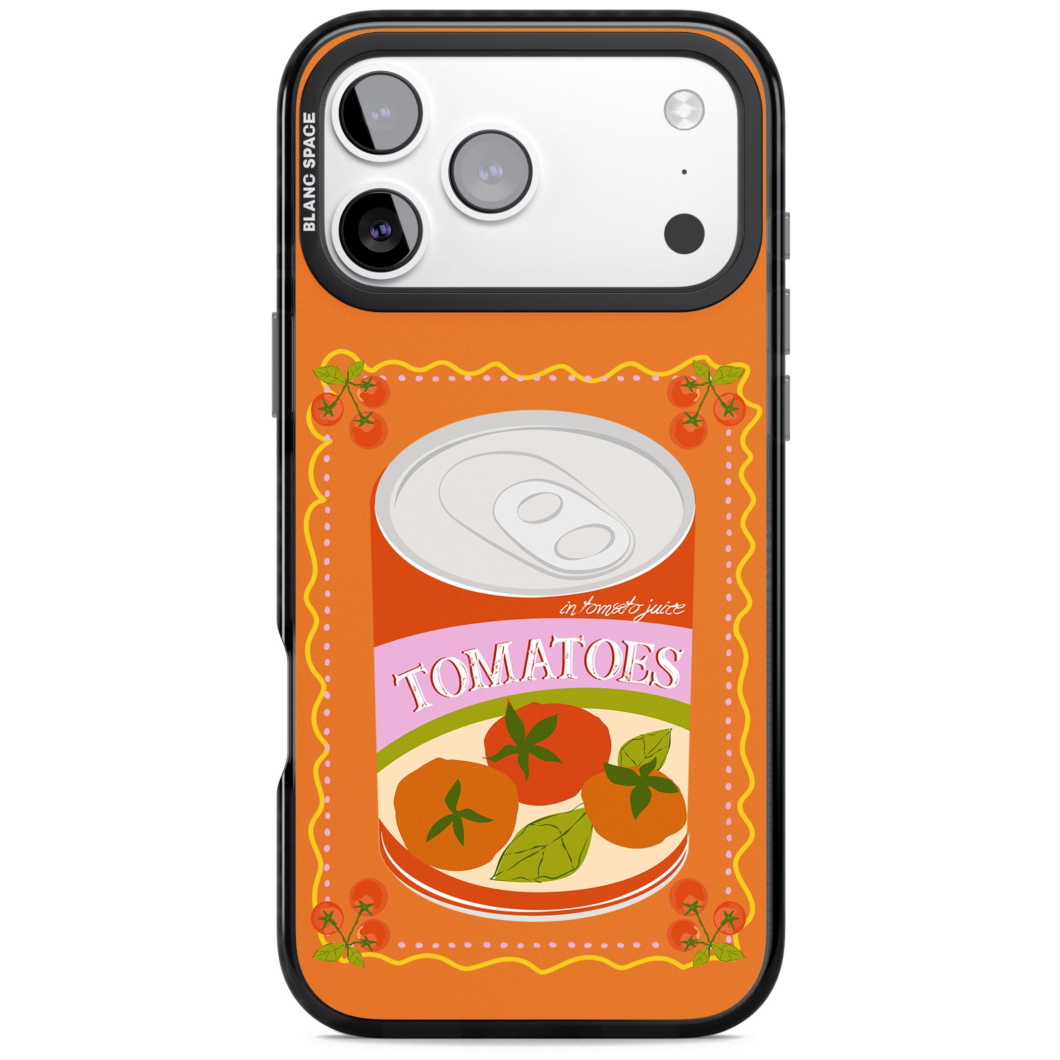 Tomato Soup Can iPhone 17 Pro Impact Pro Black Phone Case