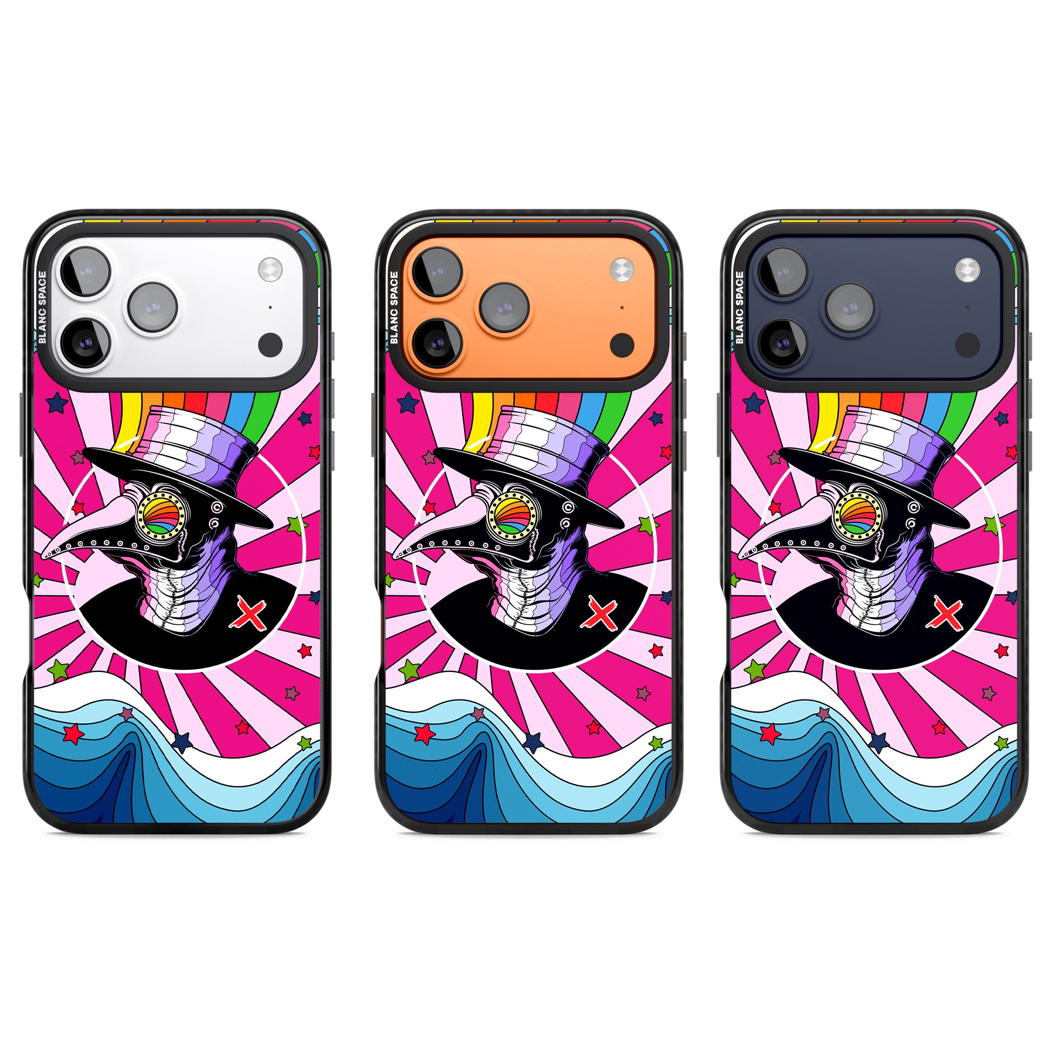 Plague Doctor Passion iPhone 17 Pro Impact Pro Black Phone Case APT Impact Protection