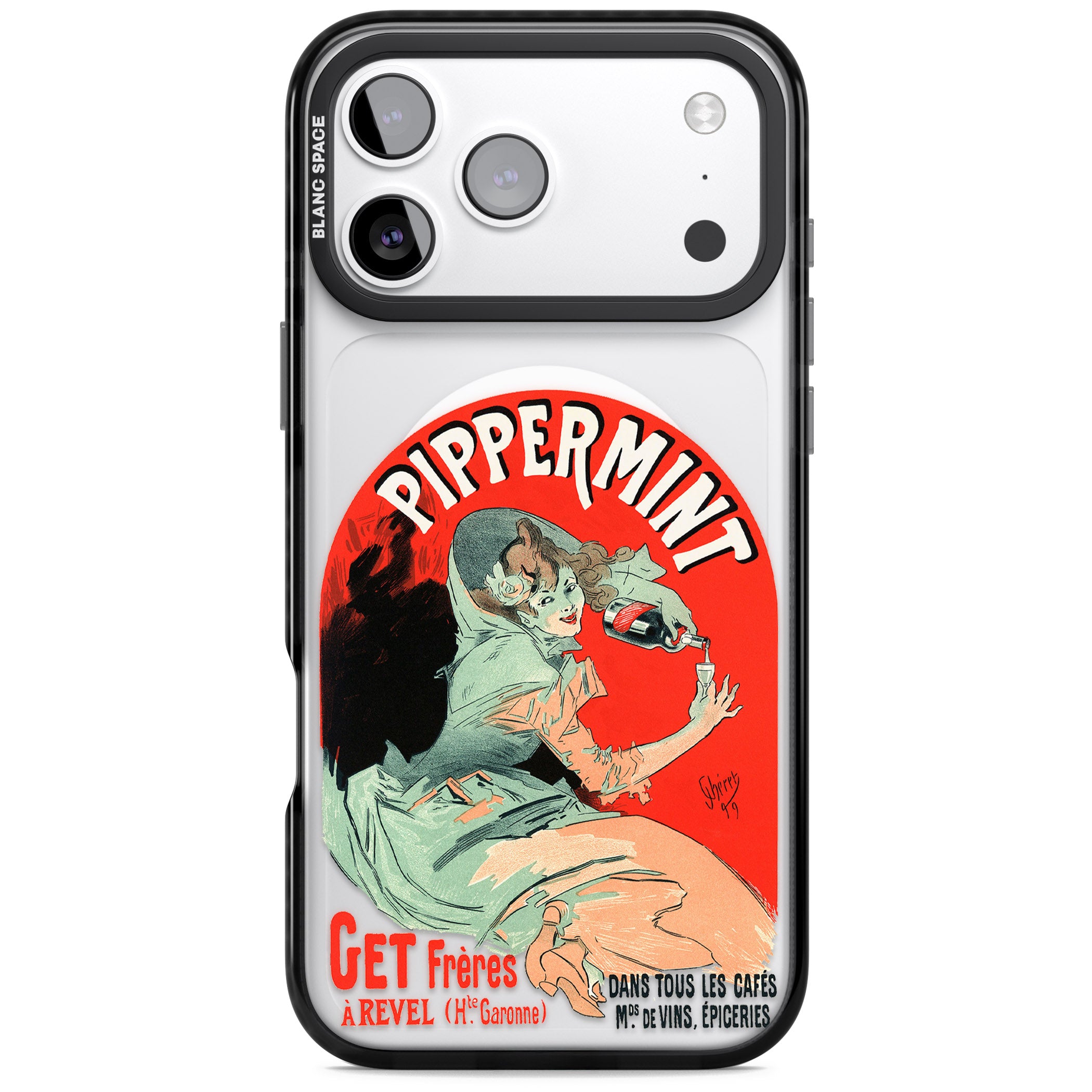 Pippermint Poster iPhone 17 Pro Impact Pro Black Phone Case