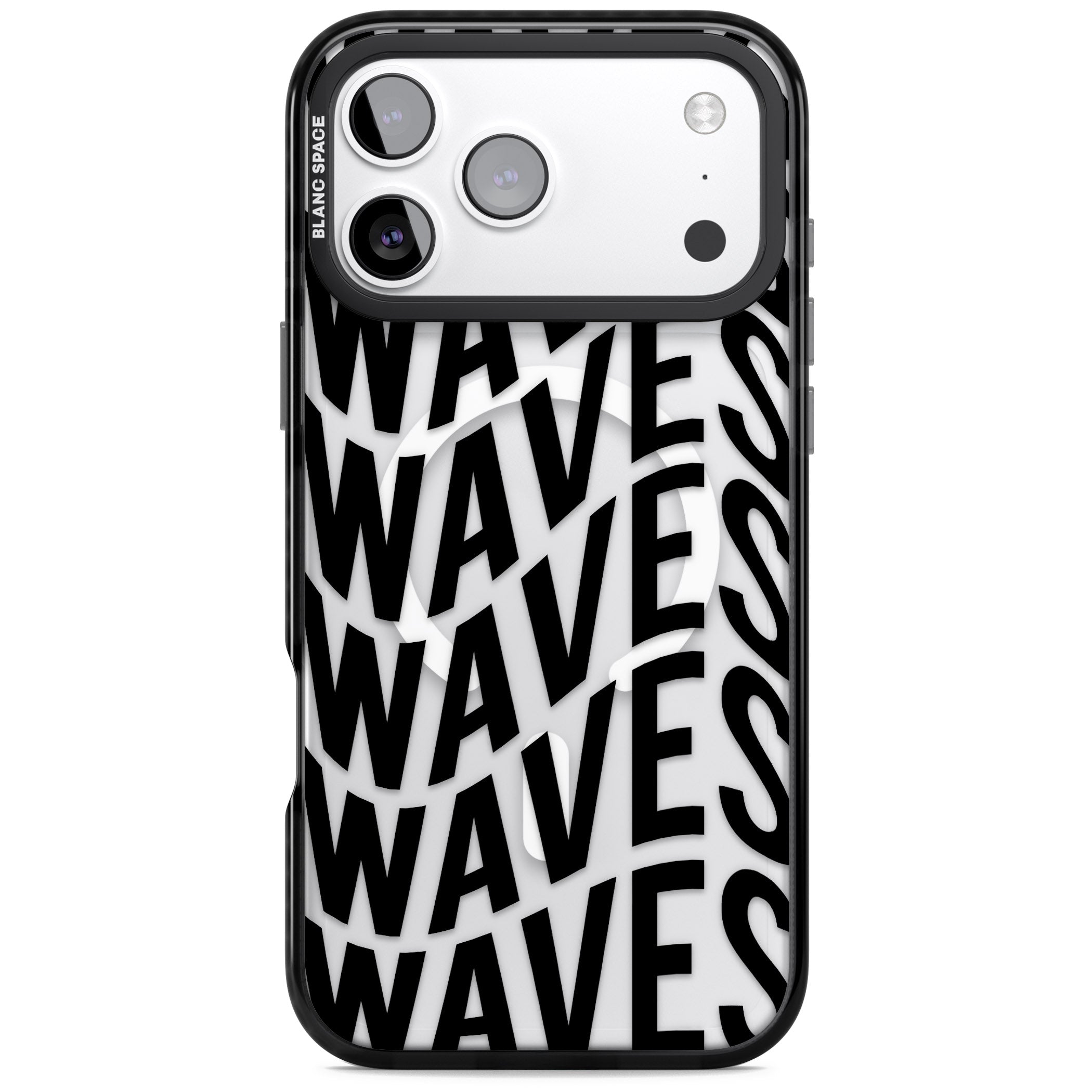Waves iPhone 17 Pro Impact Pro Black Phone Case