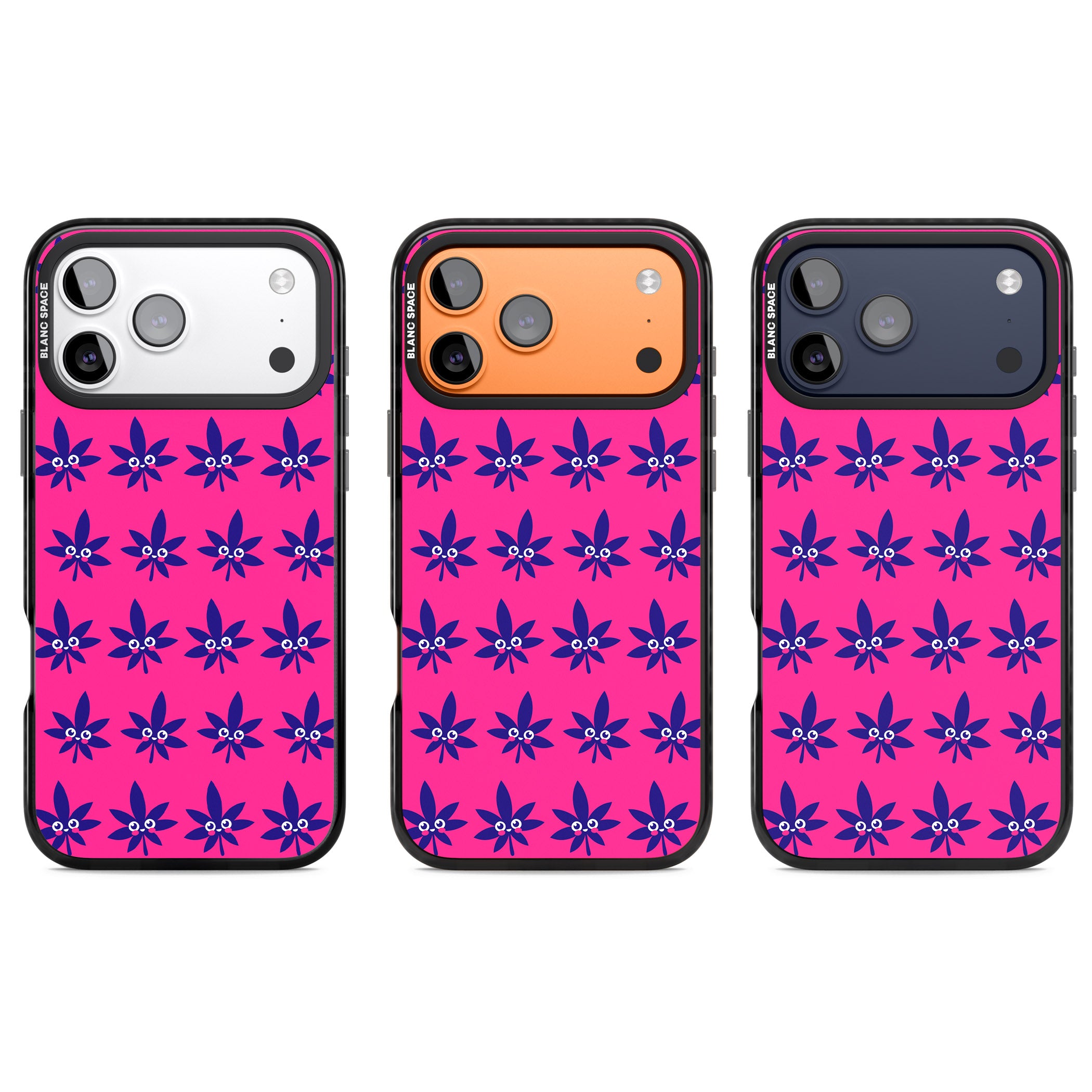 Pink Sativa iPhone 17 Pro Impact Pro Black Phone Case APT Impact Protection