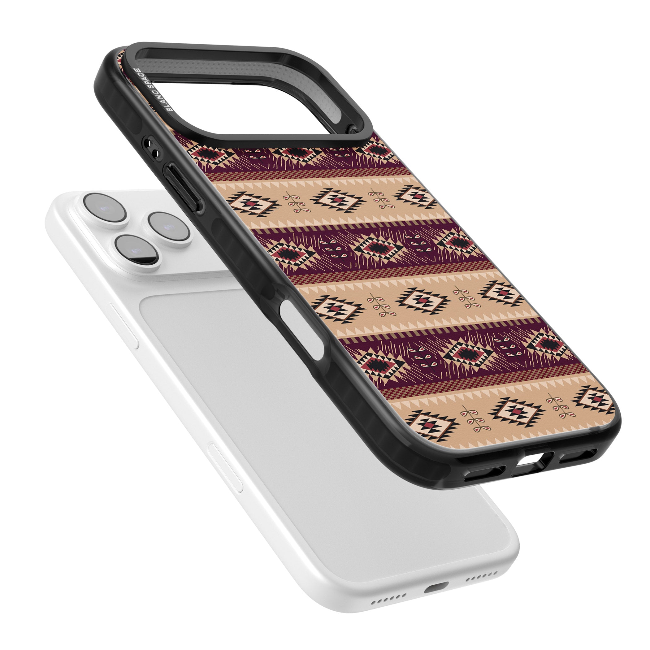 Western Poncho iPhone 17 Pro Impact Pro Black Phone Case Colours