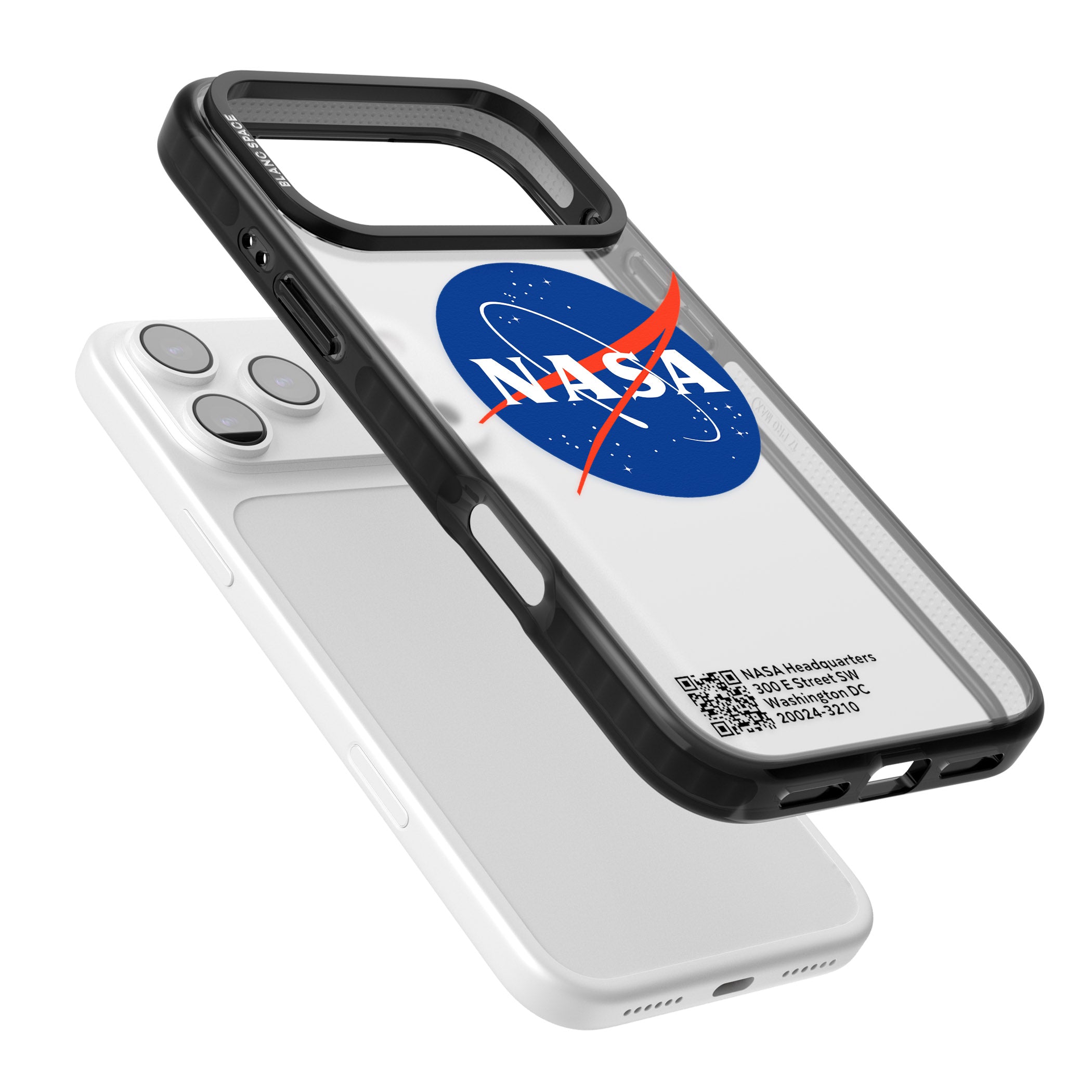 Nasa Meatball iPhone 17 Pro Impact Black Phone Case Colours