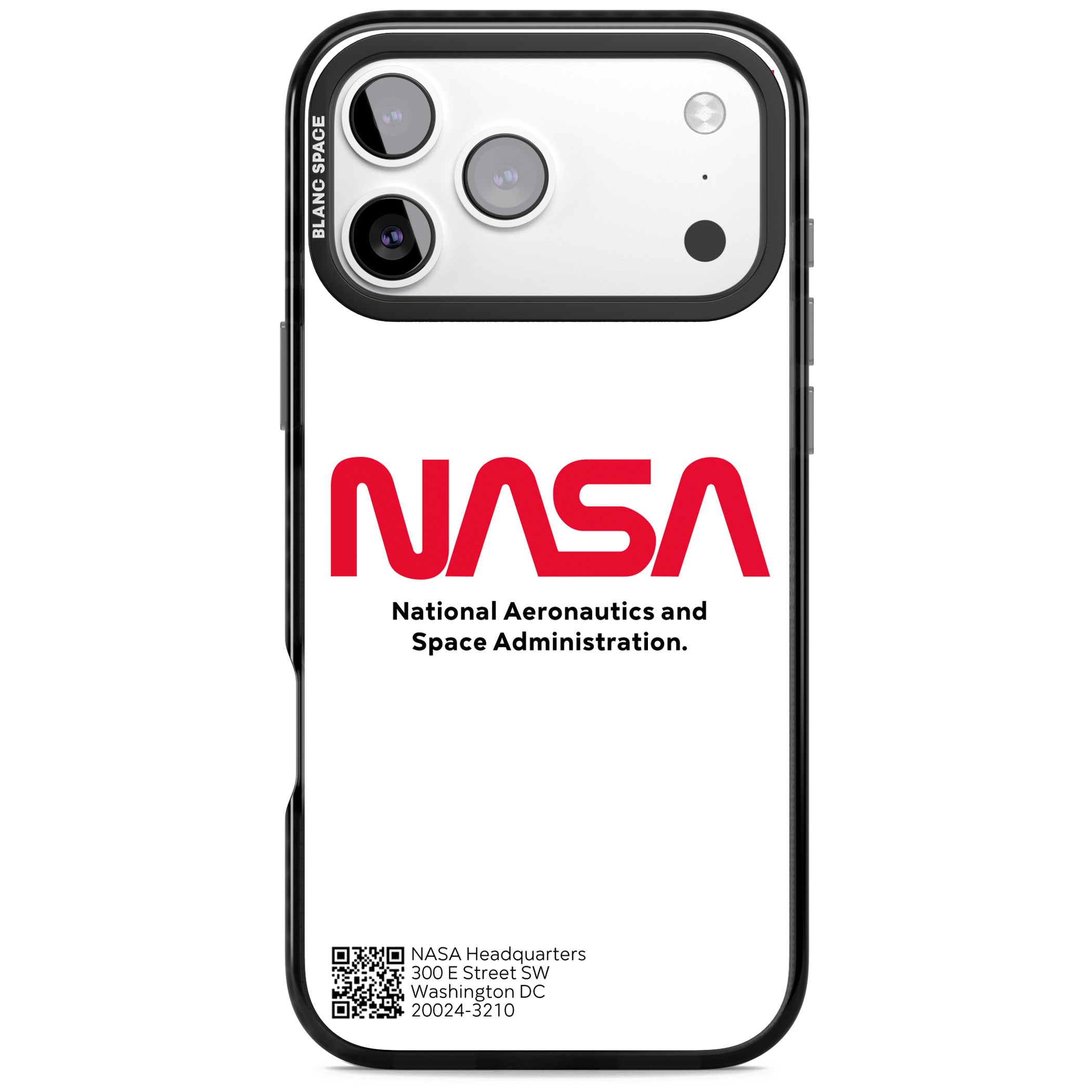 Nasa The Worm iPhone 17 Pro Impact Black Phone Case