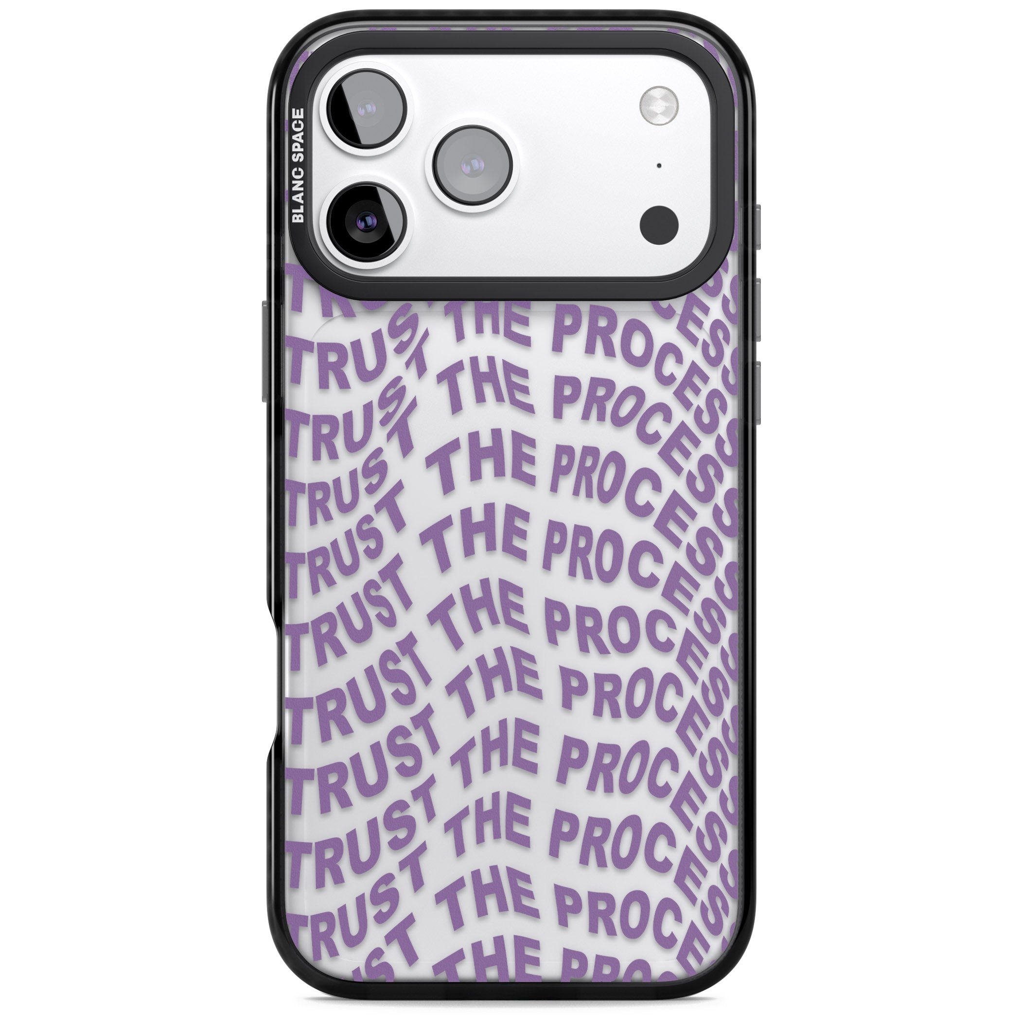 Trust The Process iPhone 17 Pro Impact Black Phone Case