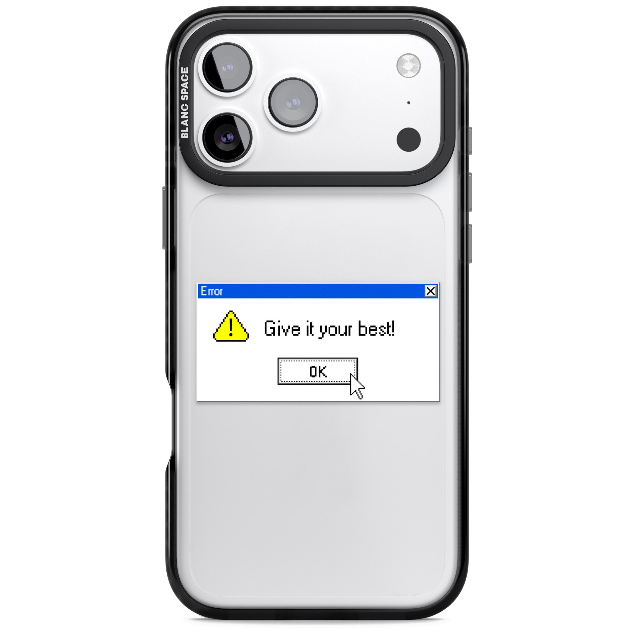 Give It Your Best Exe iPhone 17 Pro Impact Black Phone Case