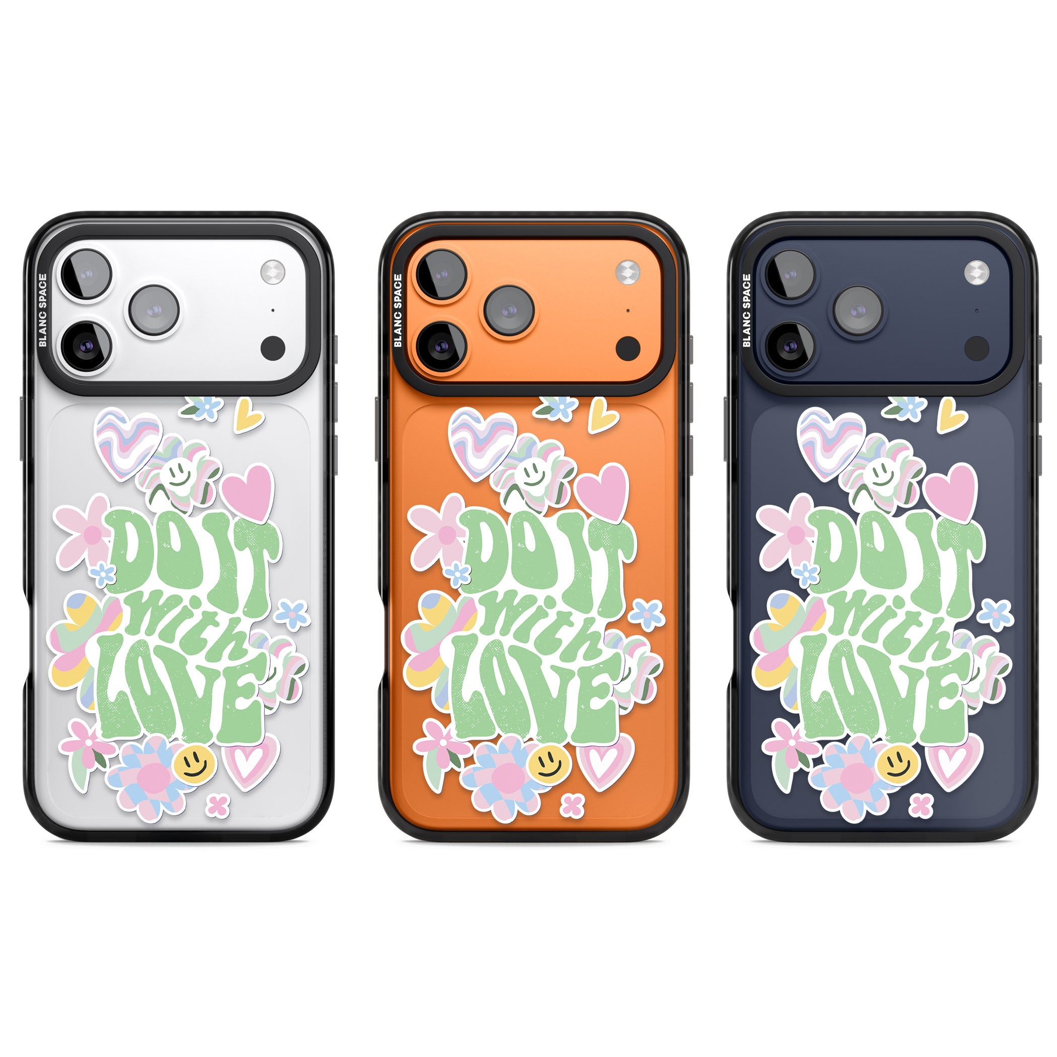 Do It With Love iPhone 17 Pro Impact Black Phone Case APT Impact Protection