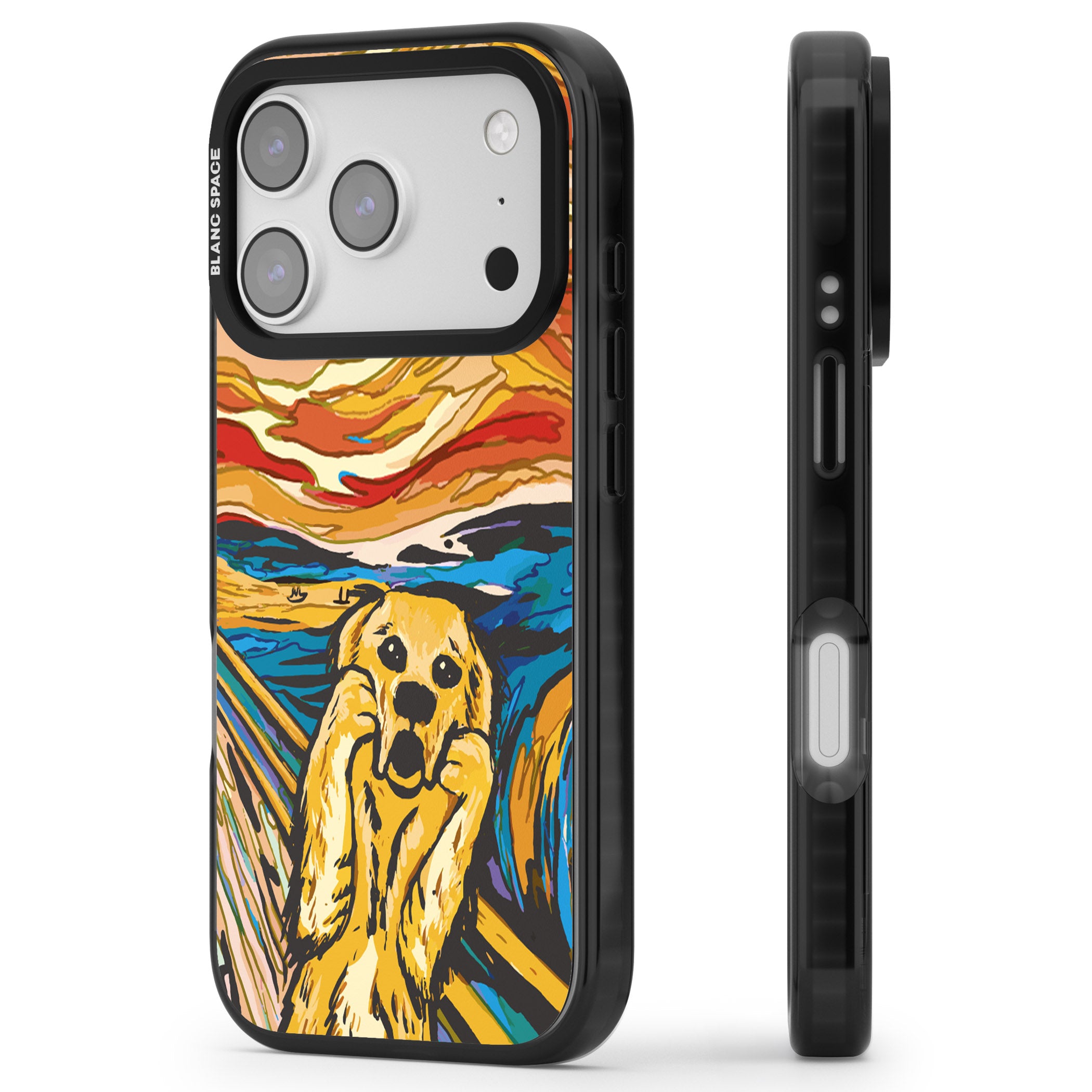 The Bark iPhone 17 Pro Impact Black Phone Case Side Profile