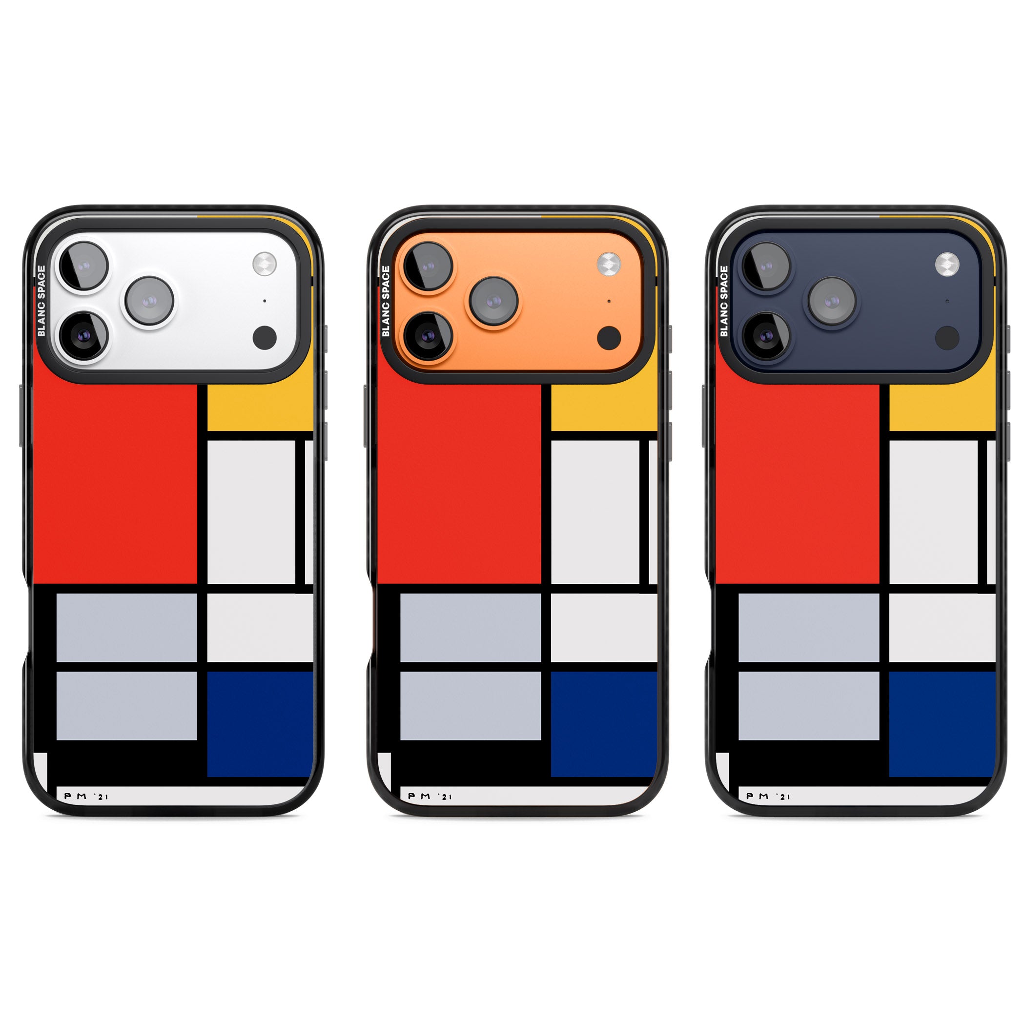 Piet Mondrian'S Composition iPhone 17 Pro Impact Black Phone Case APT Impact Protection