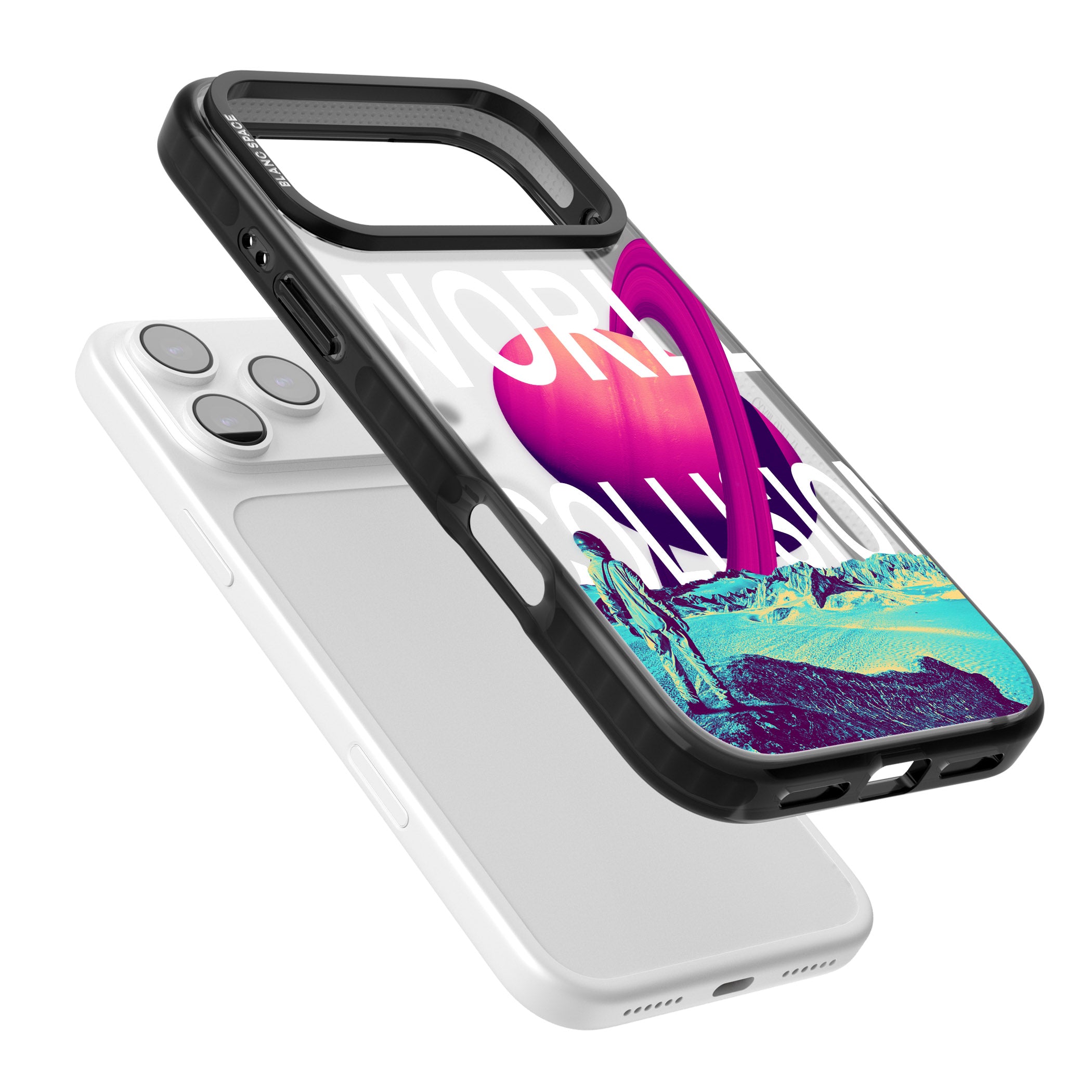 World Collision iPhone 17 Pro Impact Black Phone Case Colours