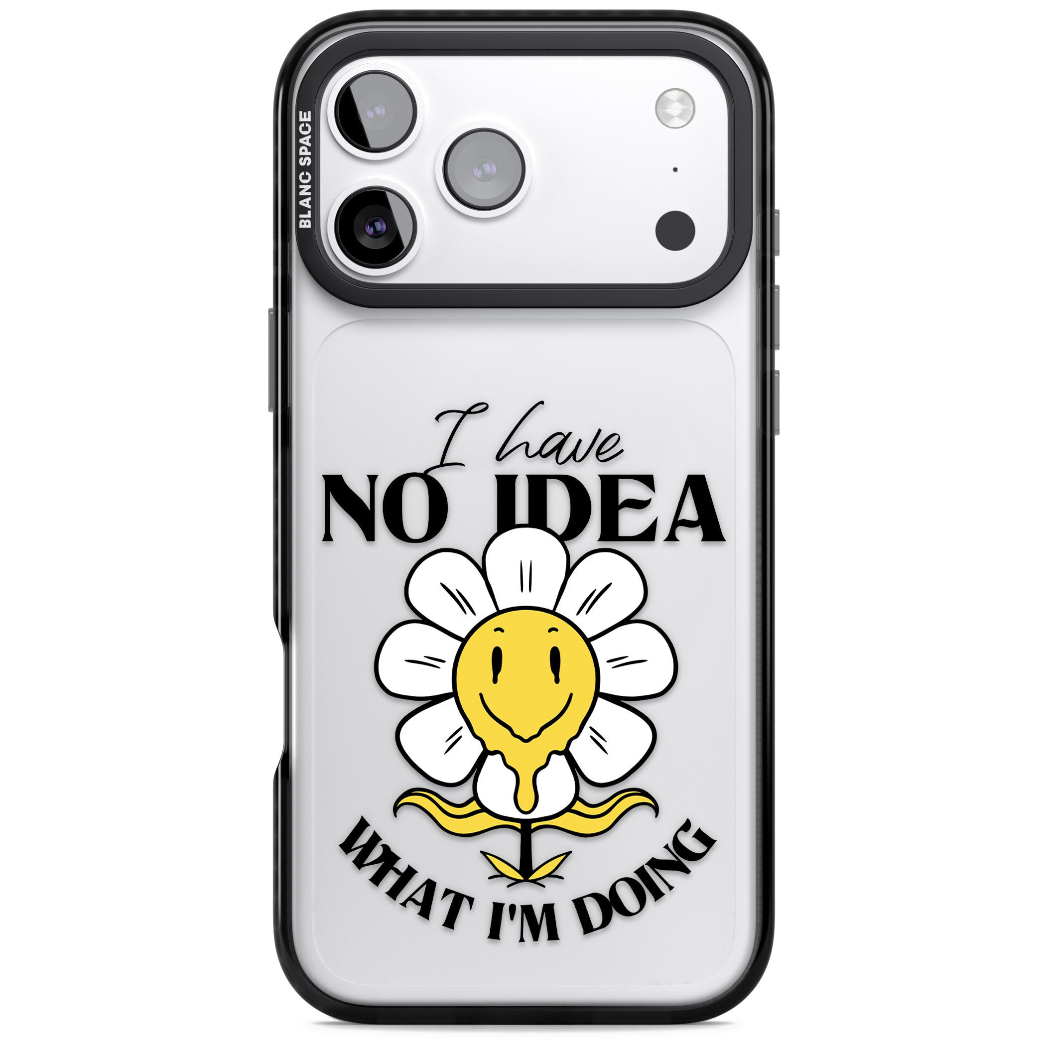 No Idea iPhone 17 Pro Impact Black Phone Case