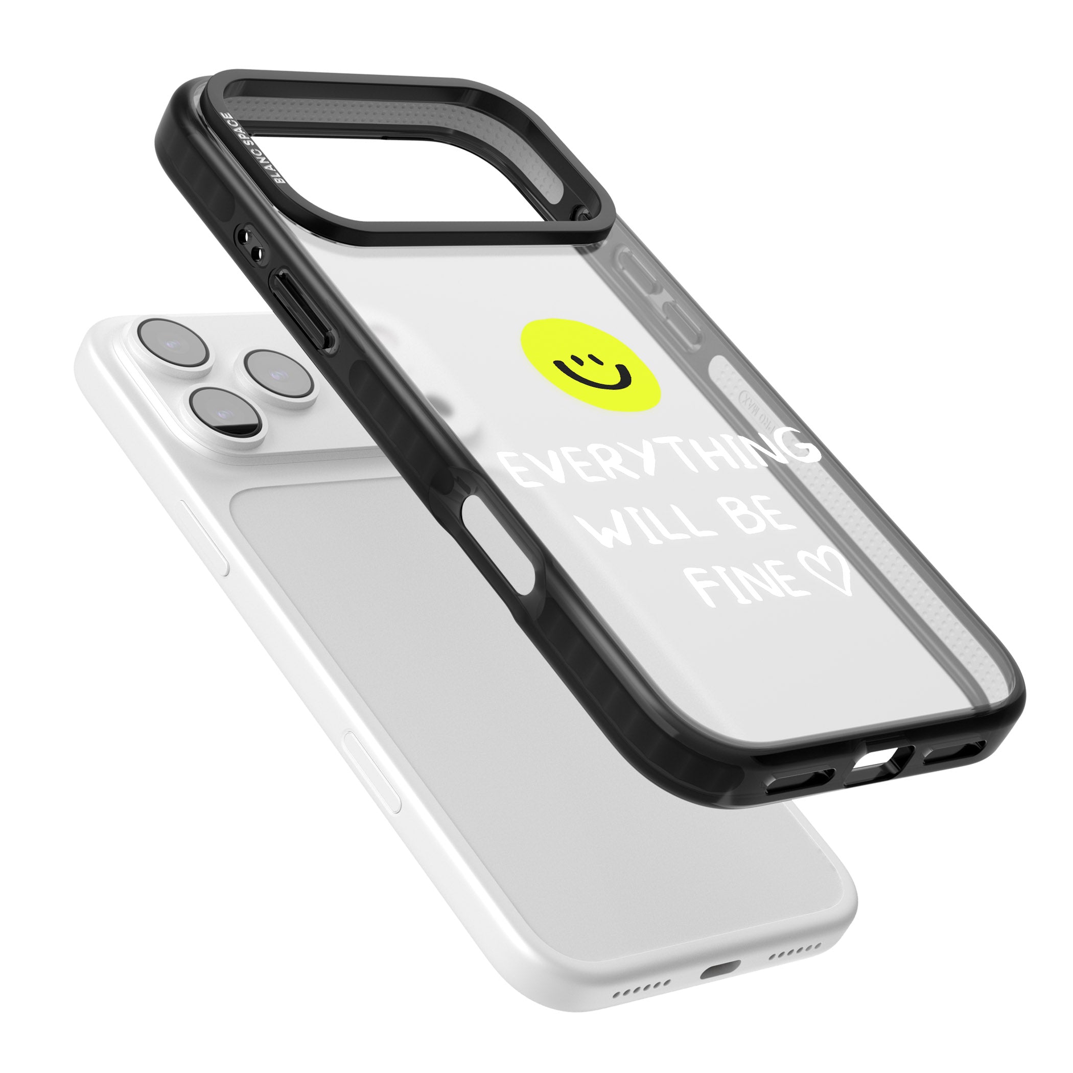 Everything Will Be Fine iPhone 17 Pro Impact Black Phone Case Colours