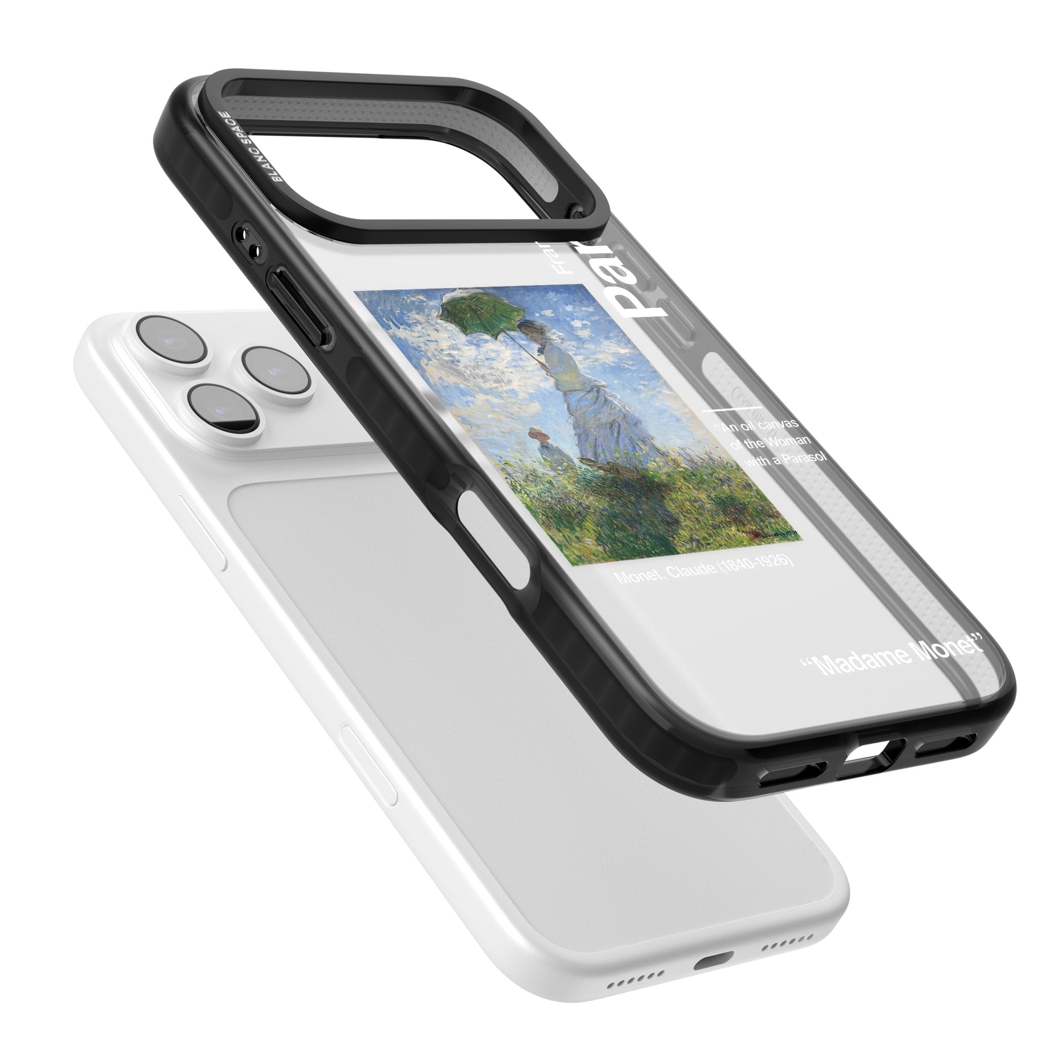 Madame Monet And Her Son iPhone 17 Pro Impact Black Phone Case Colours