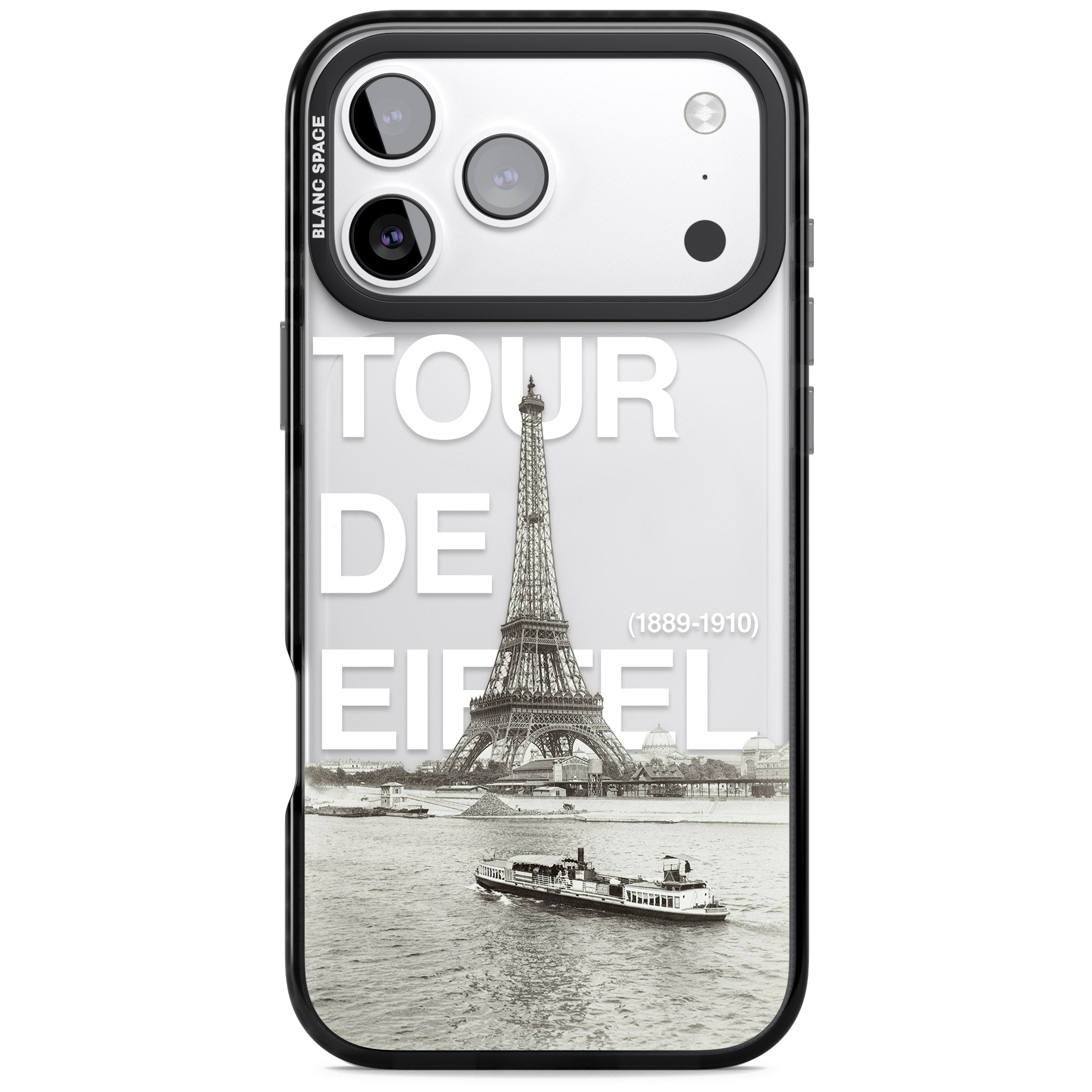 Tour De Eiffel iPhone 17 Pro Impact Black Phone Case